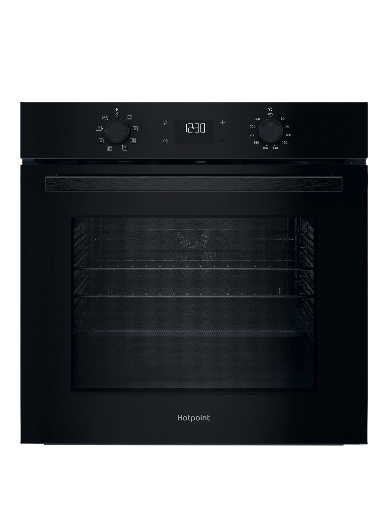 undefined Hotpoint Class 2 Multiflow HO 455C B UK Single Electric Fan Oven - Black