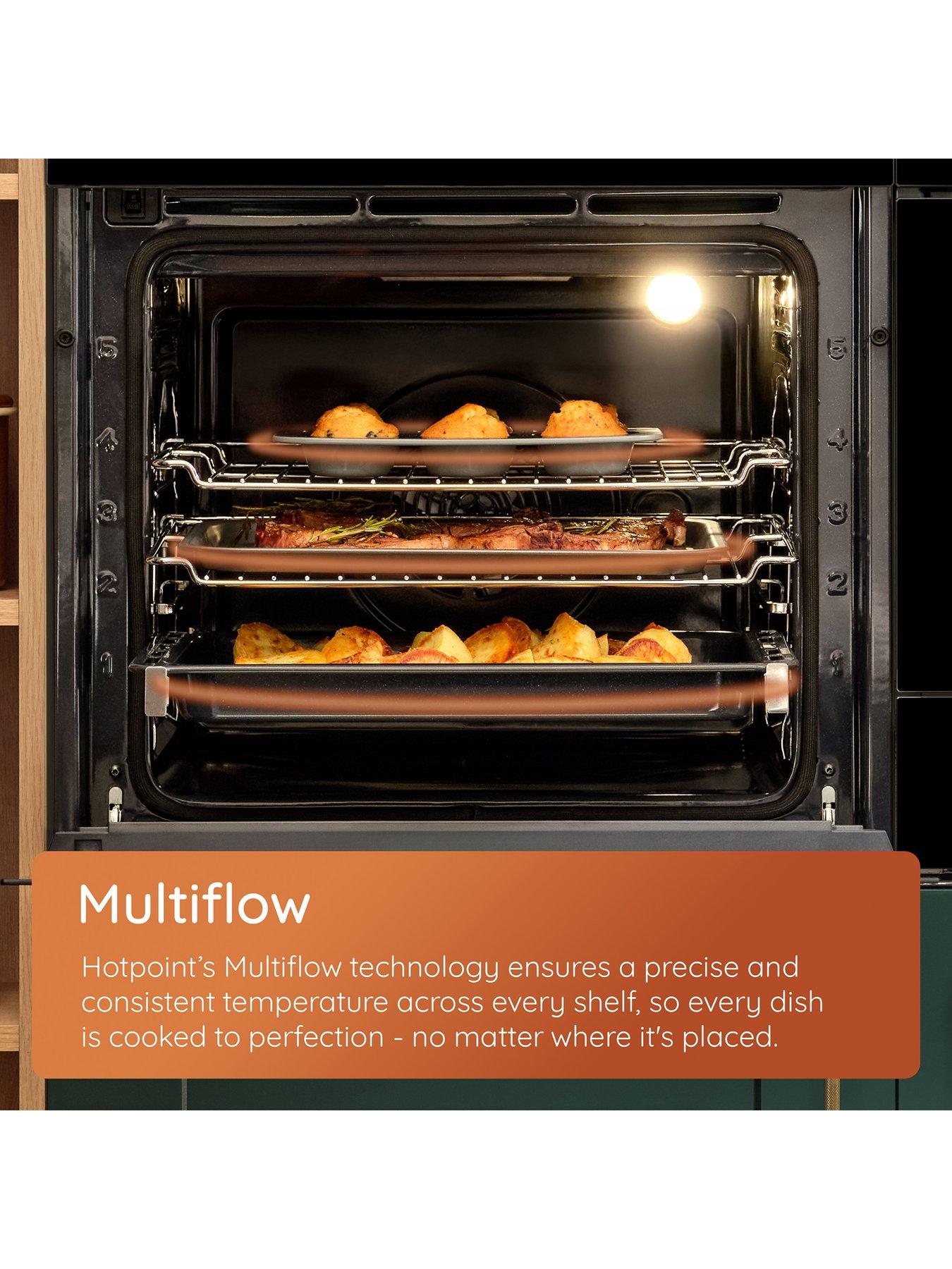 Image 7 of 7 of Hotpoint Class 2 Multiflow HO 455C B UK Single Electric Fan Oven - Black