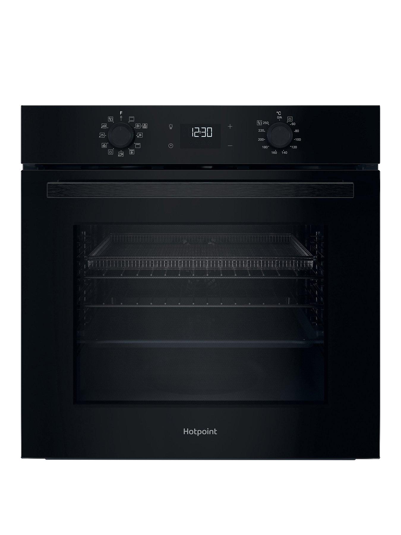 undefined Hotpoint Class 2 Multiflow HO 458HF B UK Single Electric Fan Oven with Air Fry - Black