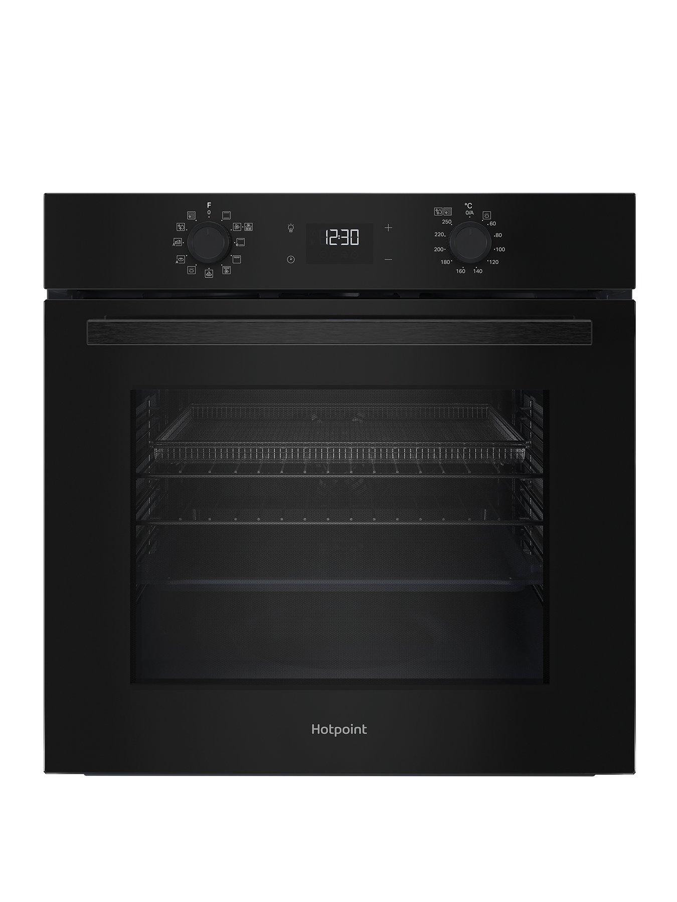 Hotpoint Class 2 Multiflow HO 458CF B UK Single Electric Fan Oven with Air Fry - Black