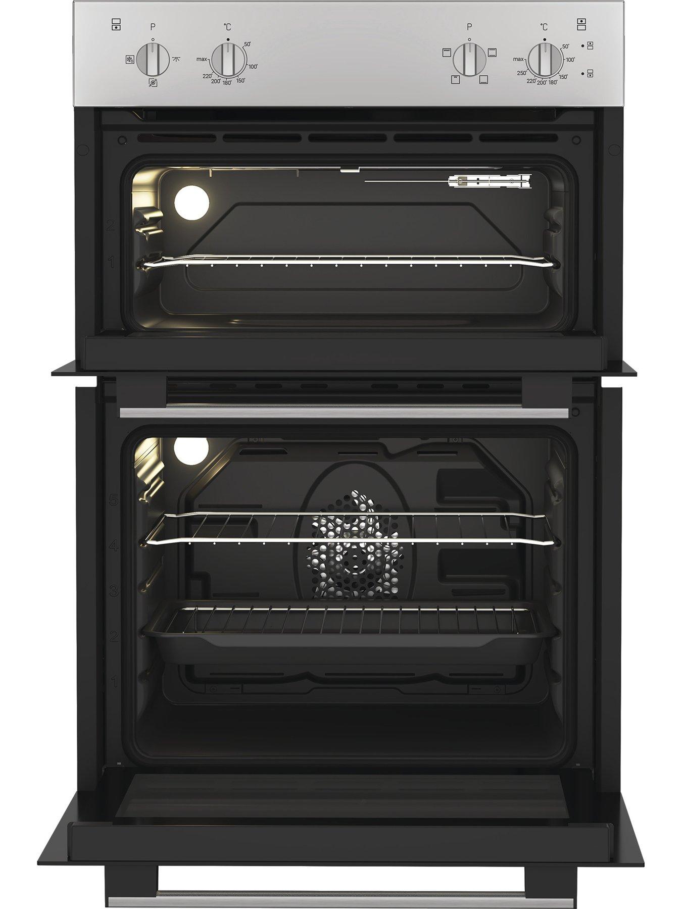 Image 2 of 7 of Indesit Indesit DII 10N S Electric Fan Double Oven - Silver
