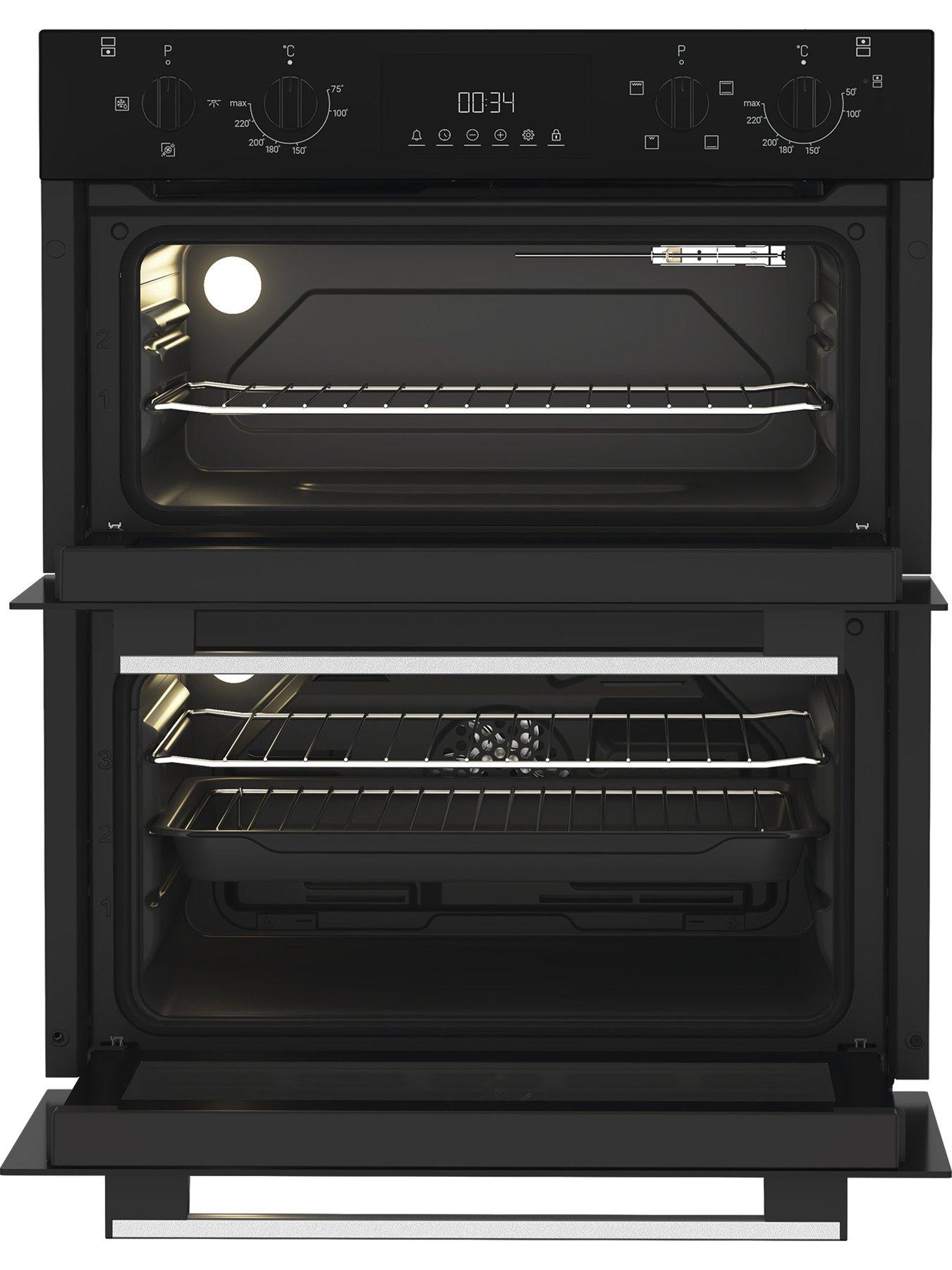 Image 2 of 7 of Indesit Indesit DUI 10D B Electric Fan Double Oven - Black