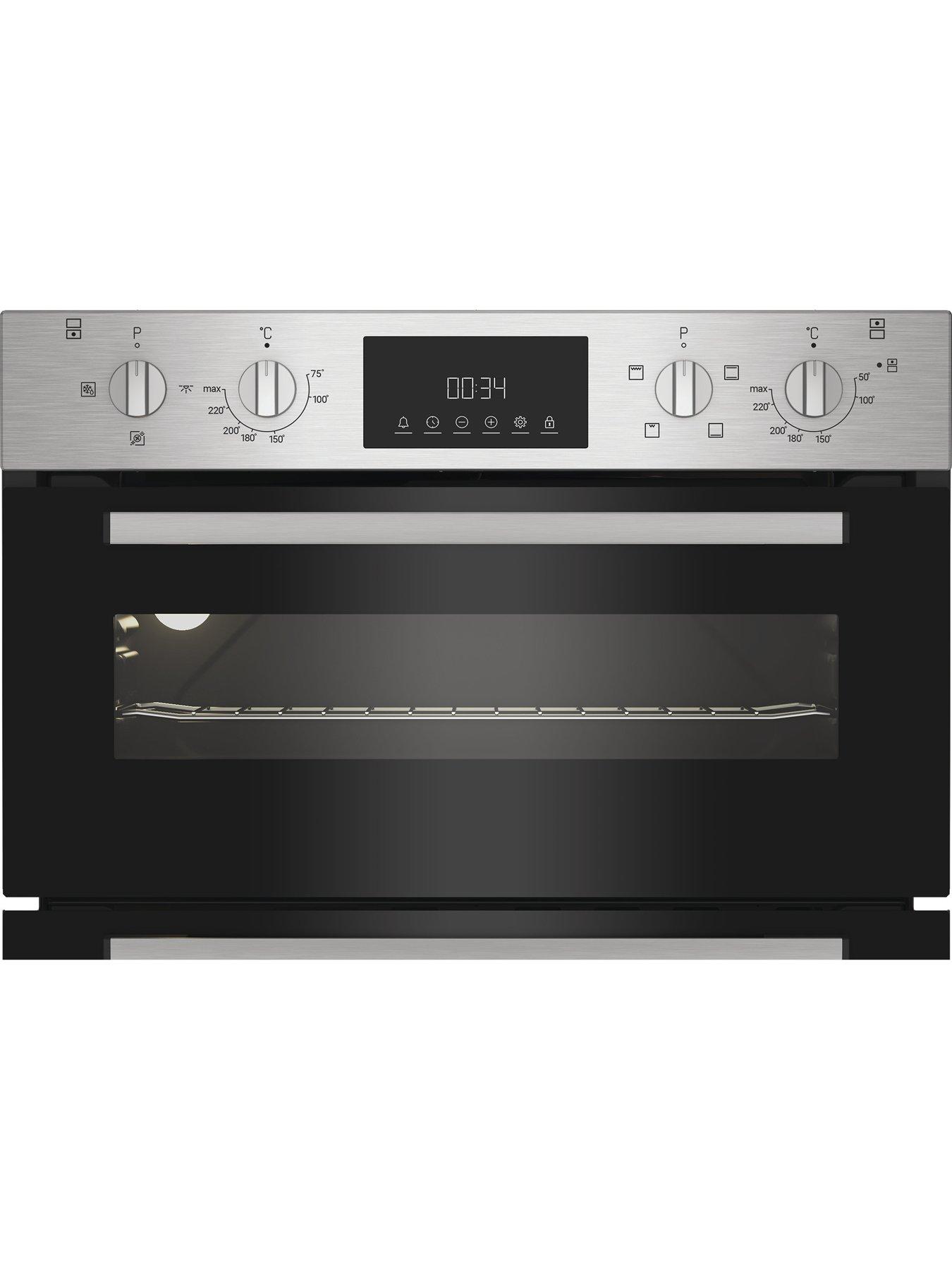  image of indesit-dui-10d-ix-electric-fan-double-oven-stainless-steel