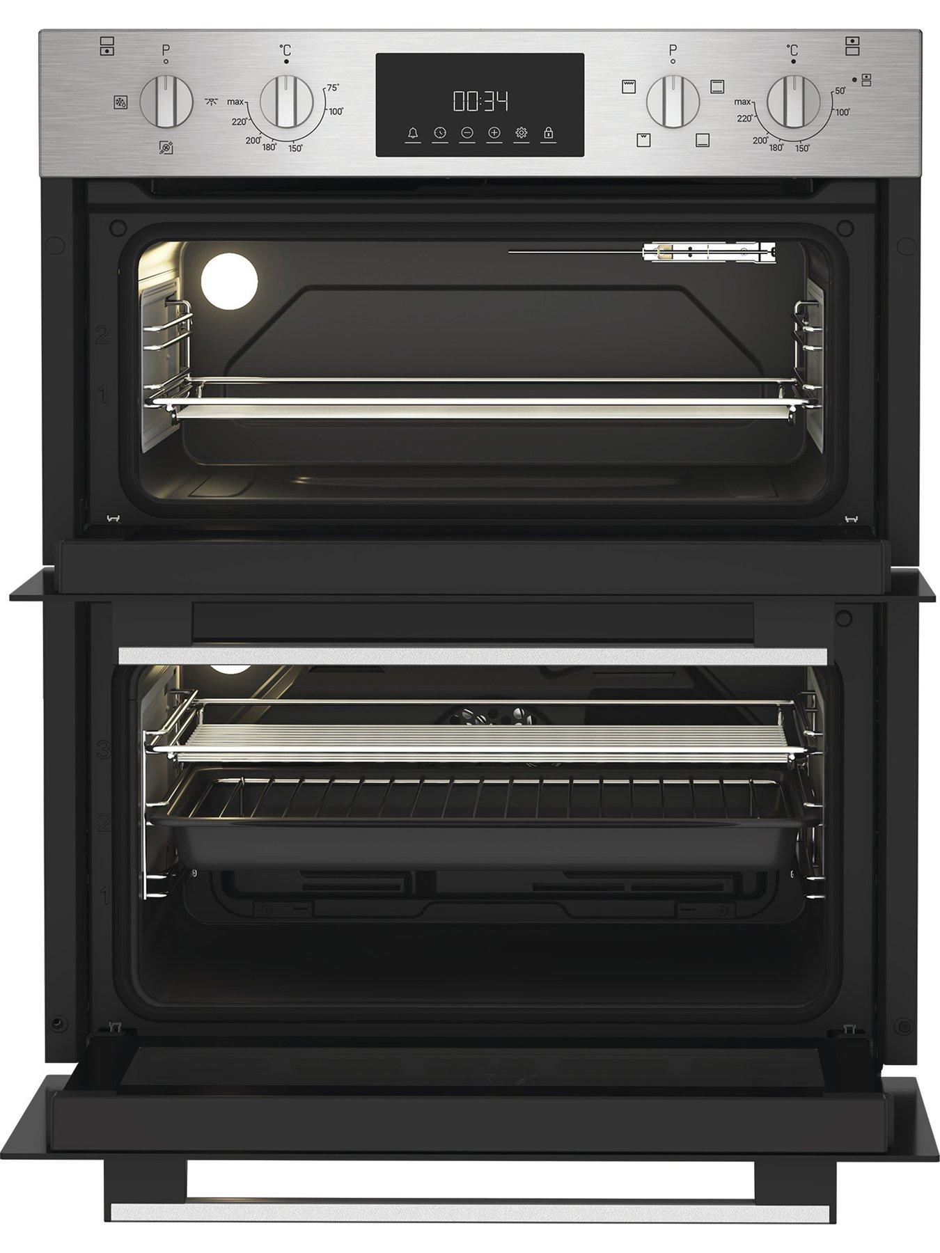Image 2 of 7 of Indesit Indesit DUI 12D IX Electric Fan Double Oven - Stainless Steel