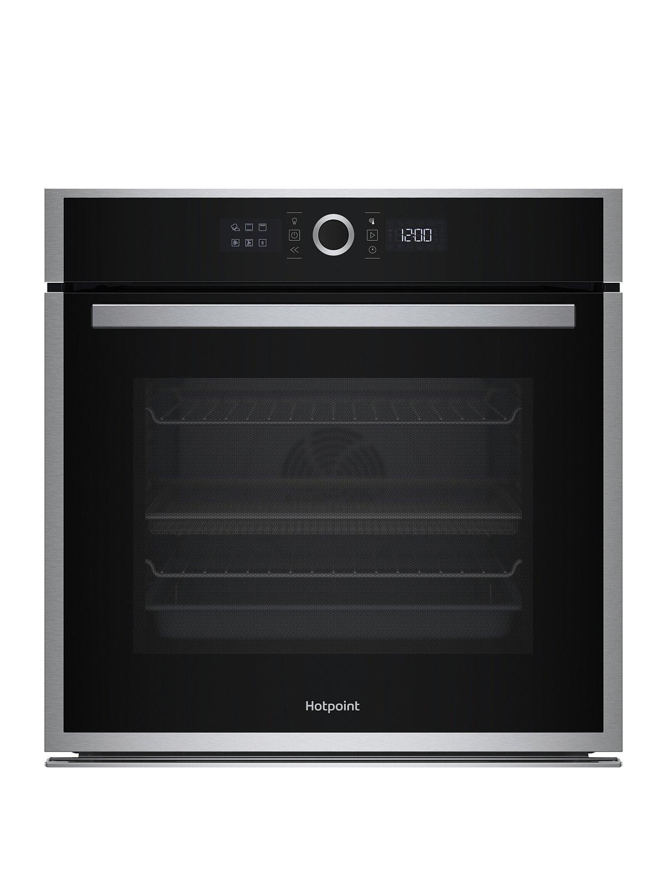 front image of hotpoint-class-4-activemultiflow-hoim4s8cm0xuk-electric-single-fan-oven-with-air-fry-stainless-steel