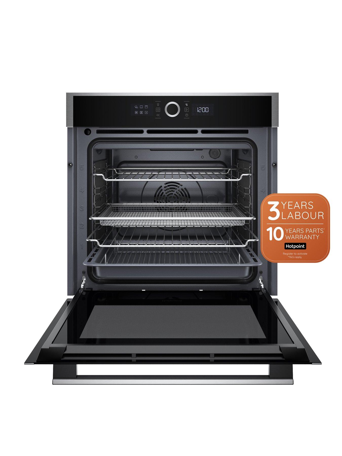 image of hotpoint-class-4-activemultiflow-hoim4s8cm0xuk-electric-single-fan-oven-with-air-fry-stainless-steel