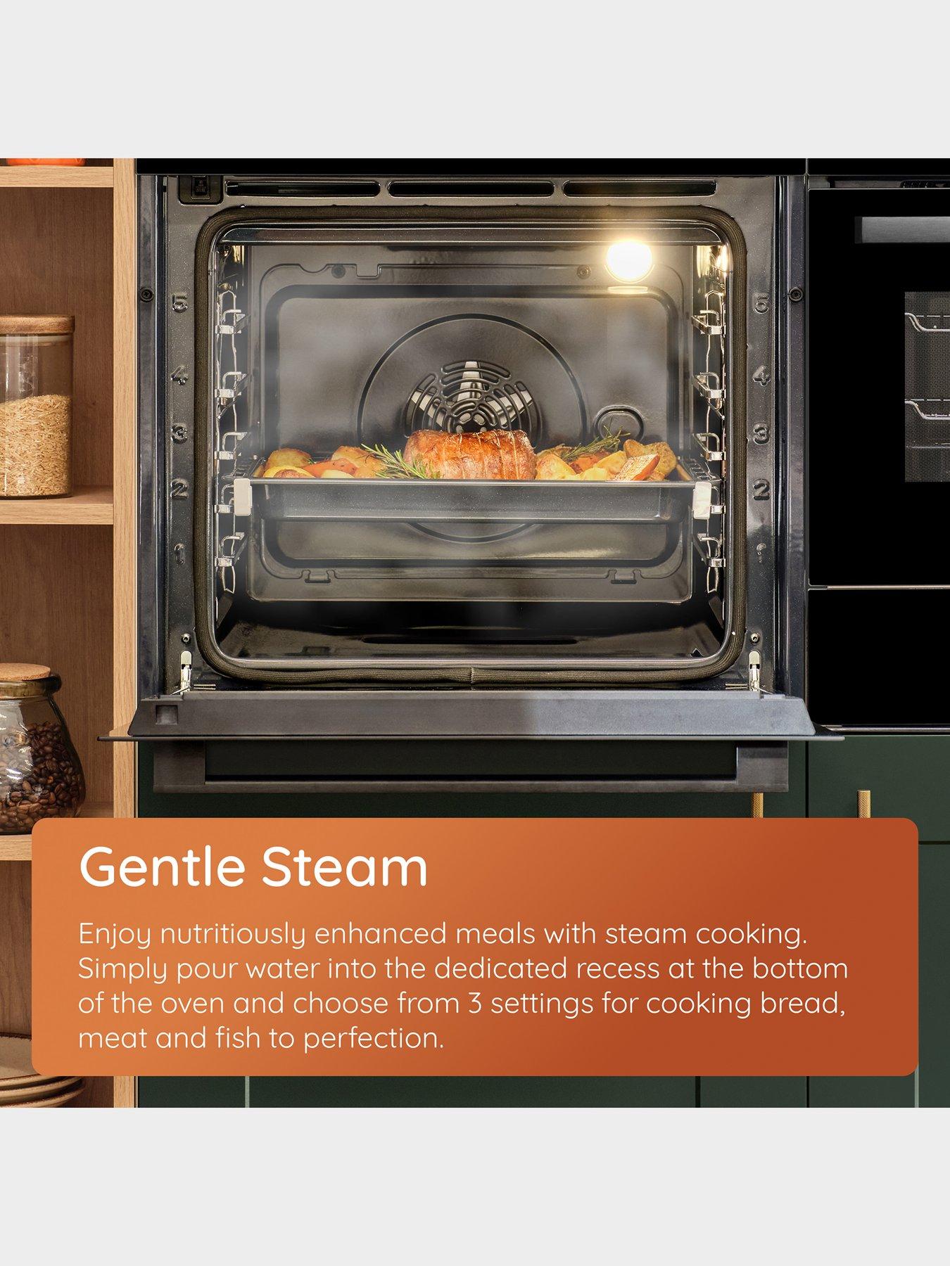  image of hotpoint-class-4-activemultiflow-hoim4s8cm0xuk-electric-single-fan-oven-with-air-fry-stainless-steel