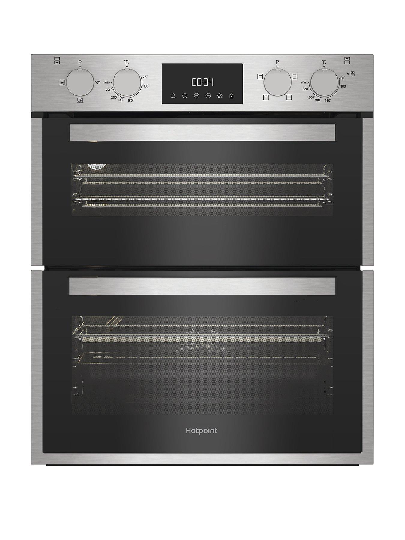 undefined Hotpoint DUH 10D IX Electric Fan Double Oven - Stainless Steel