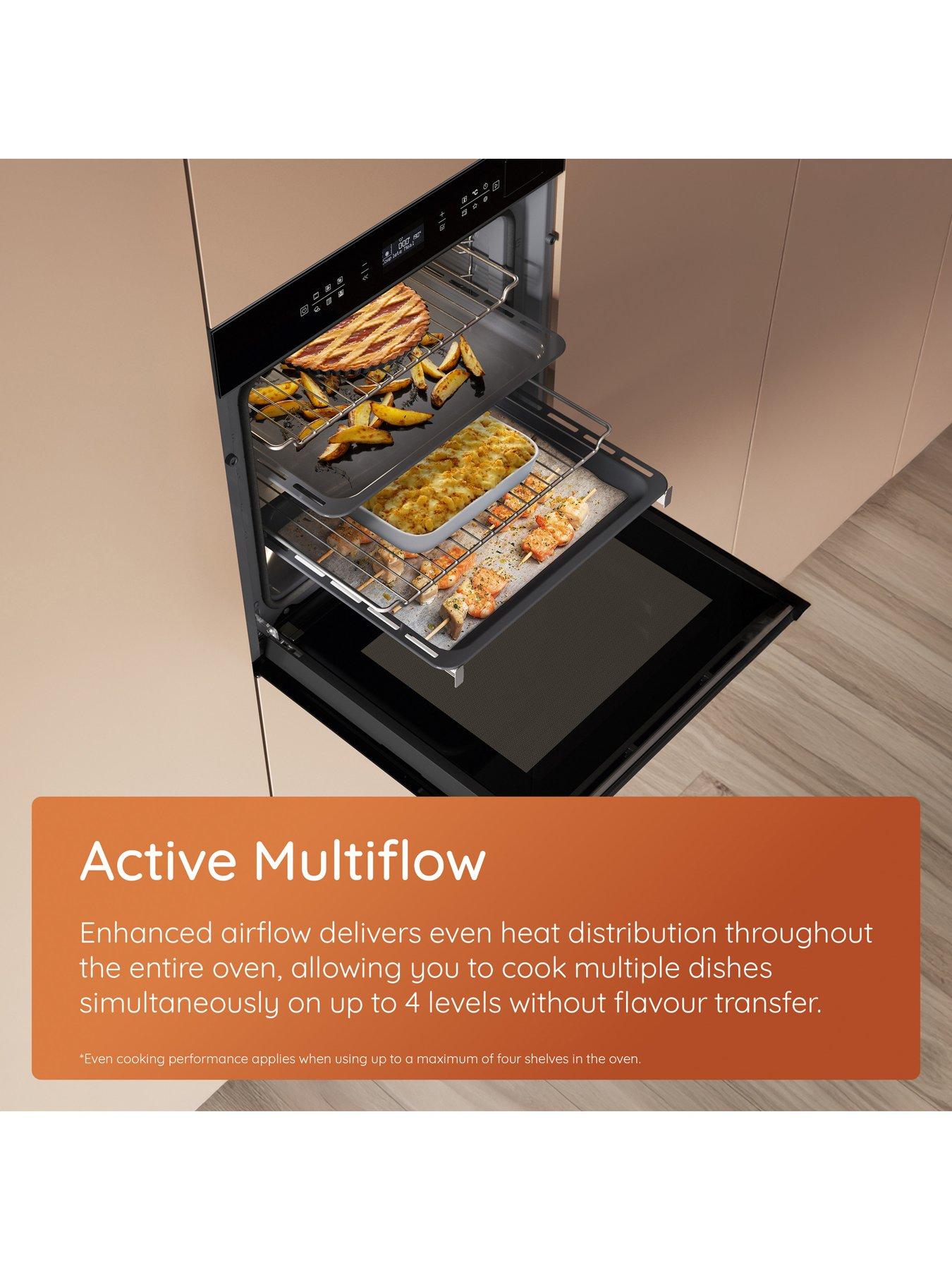 Image 3 of 7 of Hotpoint Class 4 ActiveMultiflow HOIM4S8PM0XUK Electric Single Fan Oven with Air Fry and DualClean - Stainless Steel