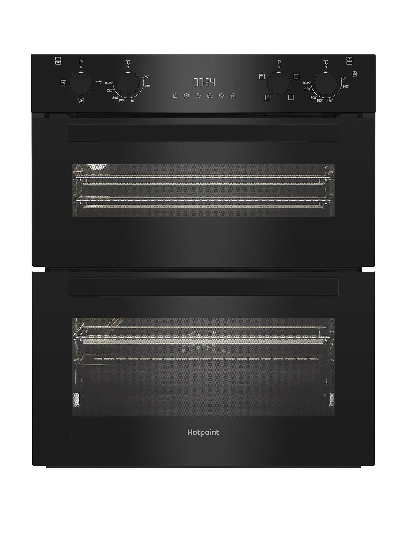 hotpoint-duh-12g1-b-electric-fan-double-oven-black
