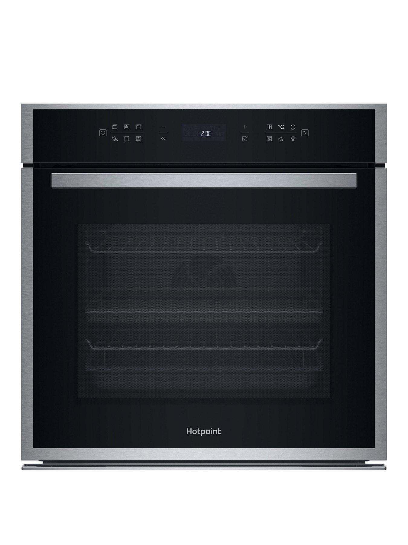 Image 1 of 7 of Hotpoint Class 6 ActiveMultiflow HOI68CT0SXUK Electric Single Fan Oven with Air Fry and GentleSteam - Stainless Steel