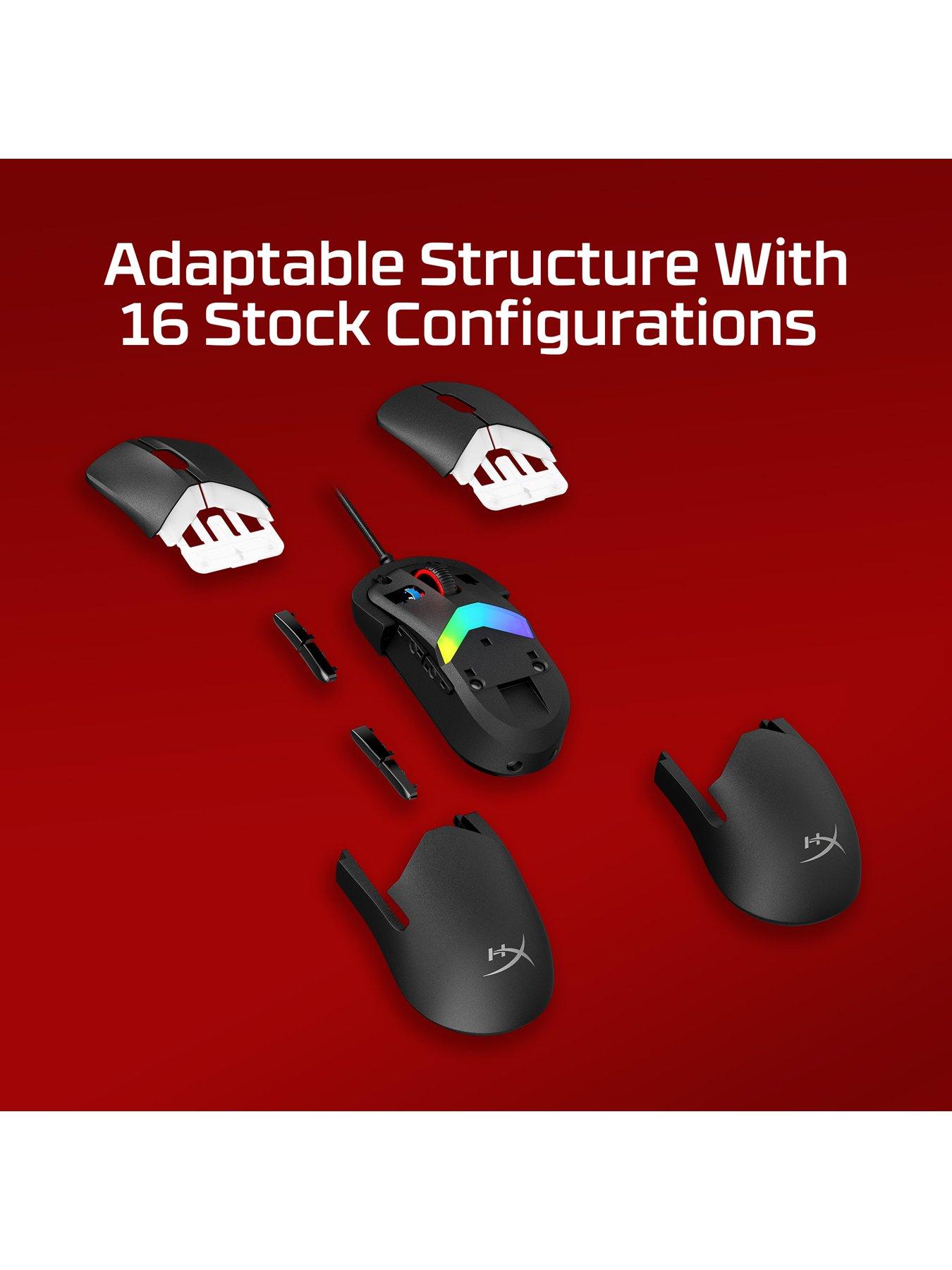  image of hyperx-pulsefire-saga-customisable-modular-gaming-mouse