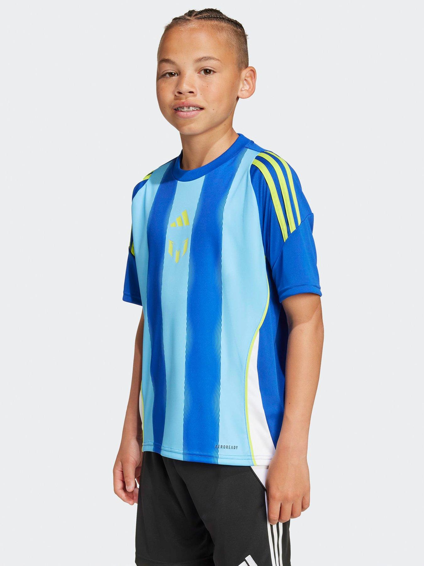  image of adidas-junior-messi-training-jersey-blue
