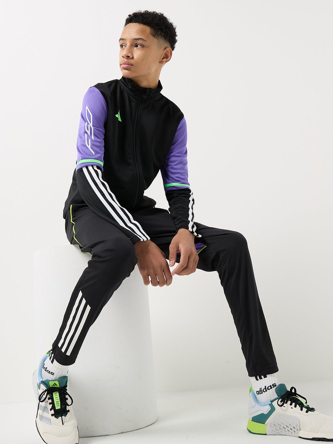  image of adidas-junior-f50-jacket-black