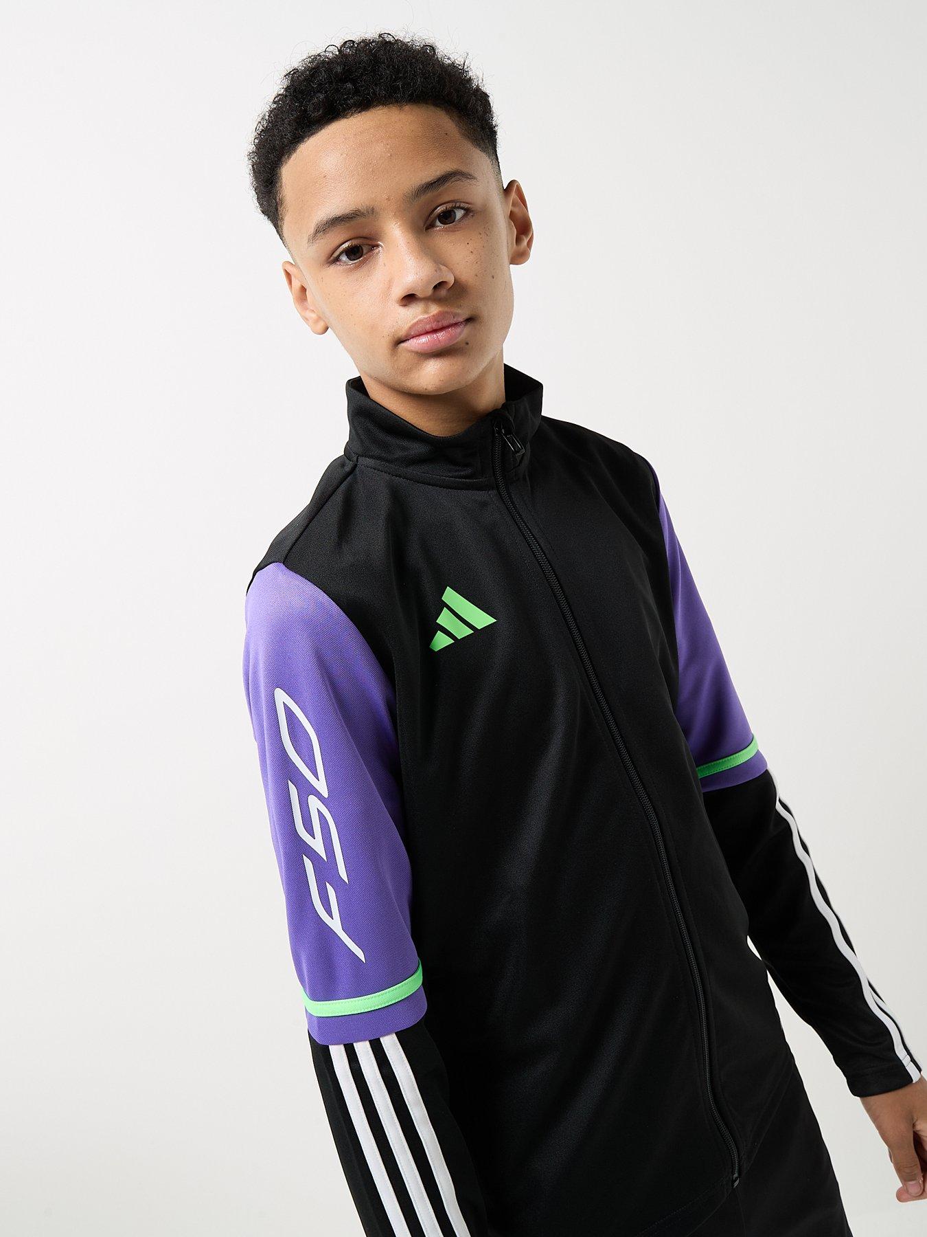  image of adidas-junior-f50-jacket-black