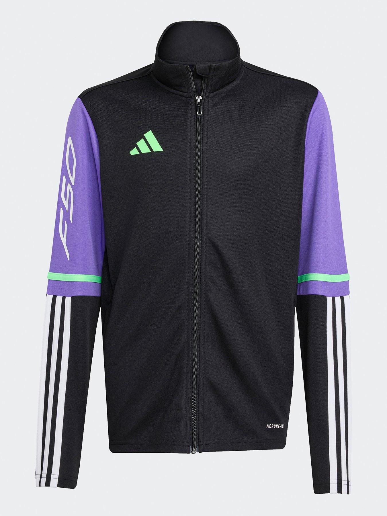  image of adidas-junior-f50-jacket-black