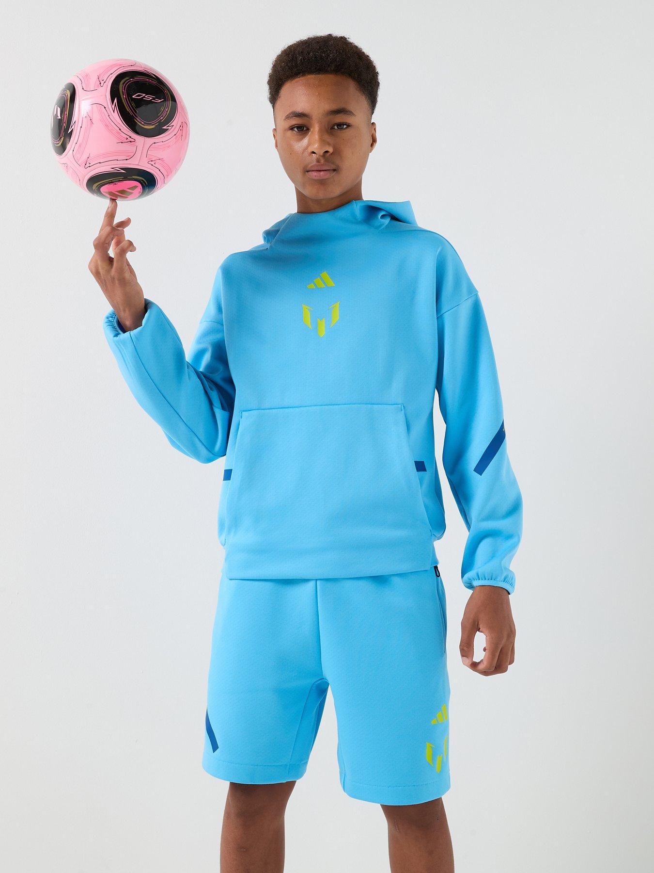adidas Junior Messi Zne Hoodie - Blue