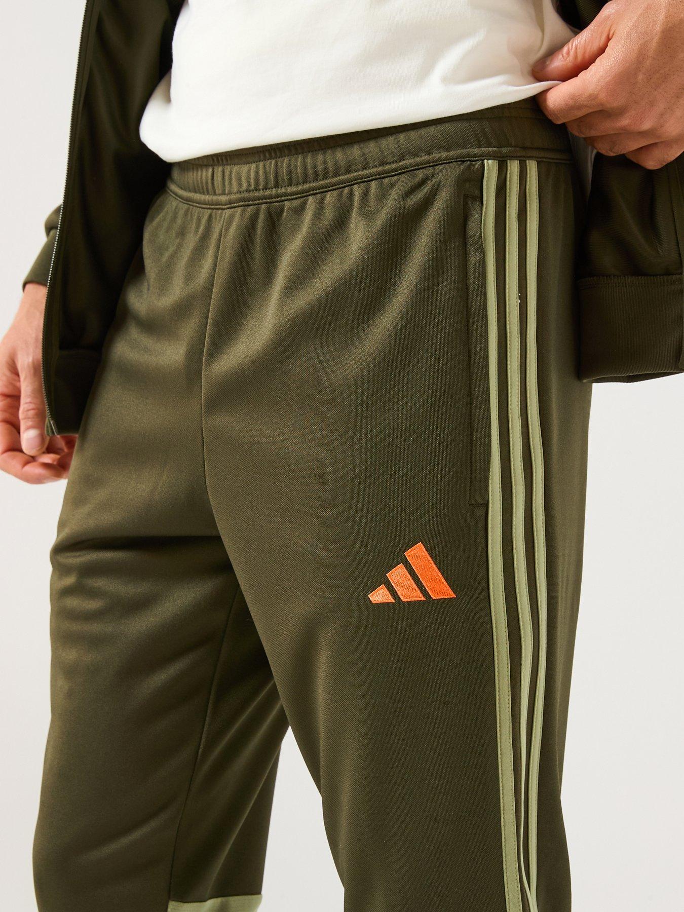 Image 5 of 6 of adidas Mens Tiro Essentials Tracksuit - Green