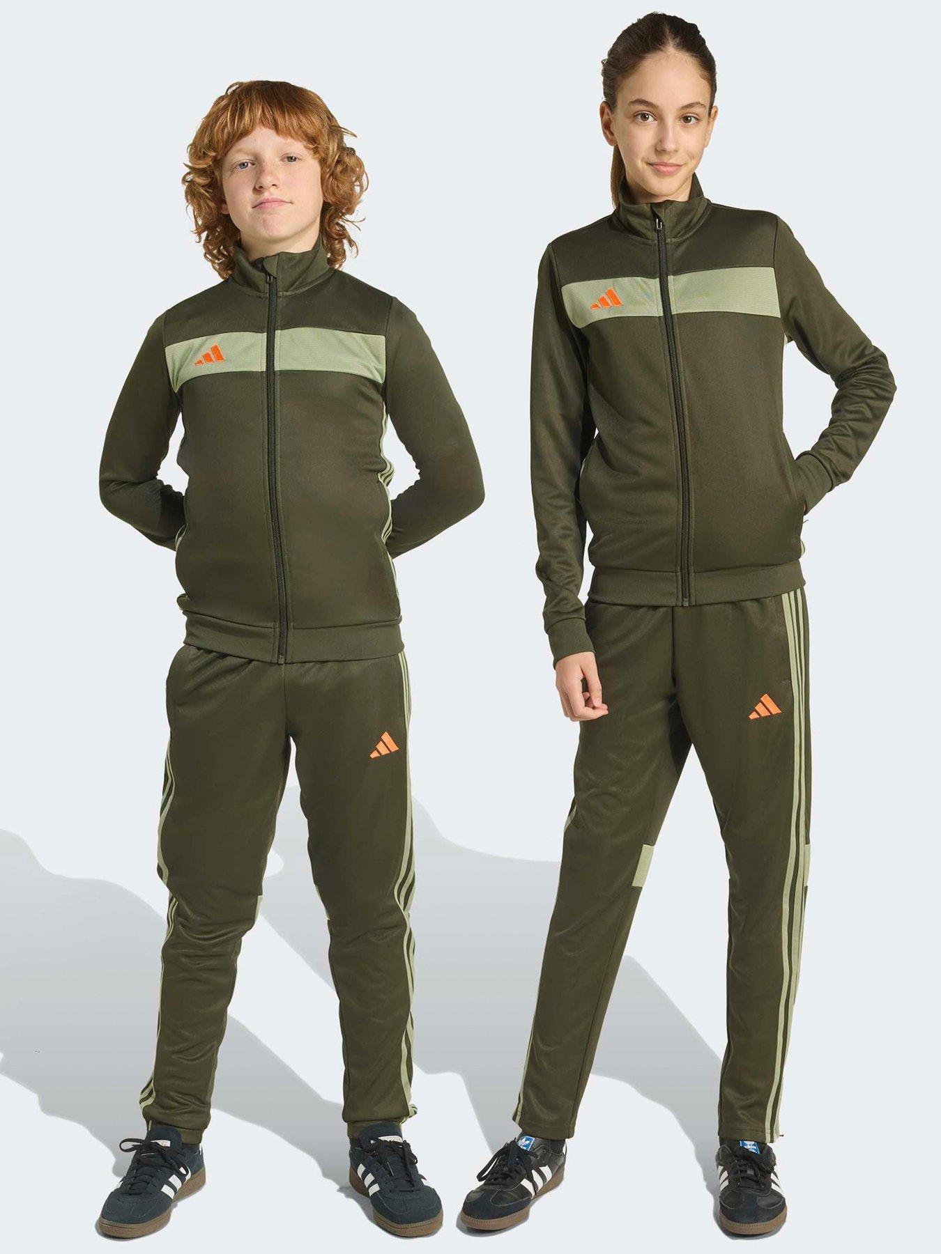 adidas Junior Tiro Essentials Tracksuit - Green