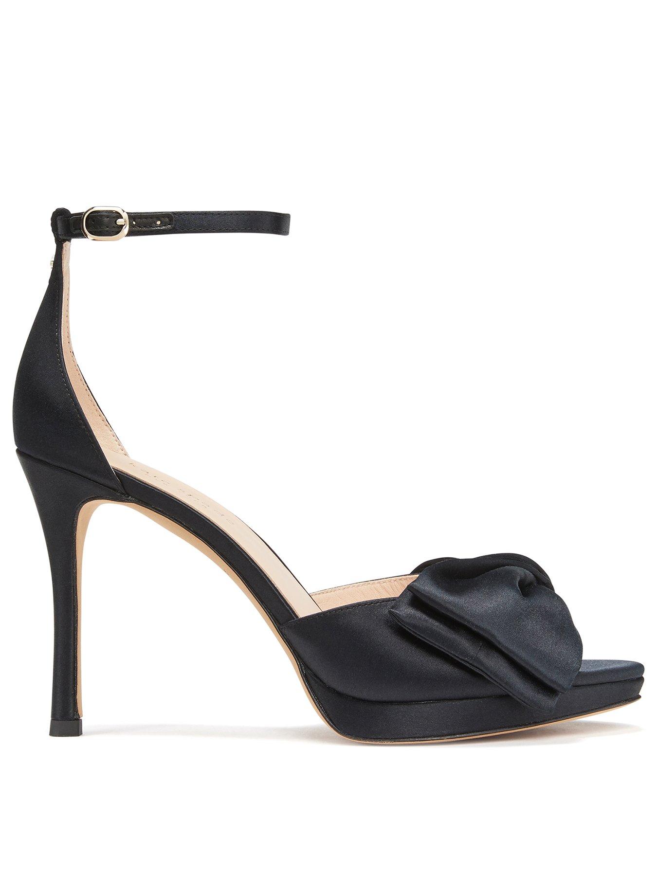 Image 2 of 3 of Kate Spade New York Bridal Bow Satin Heeled Sandal