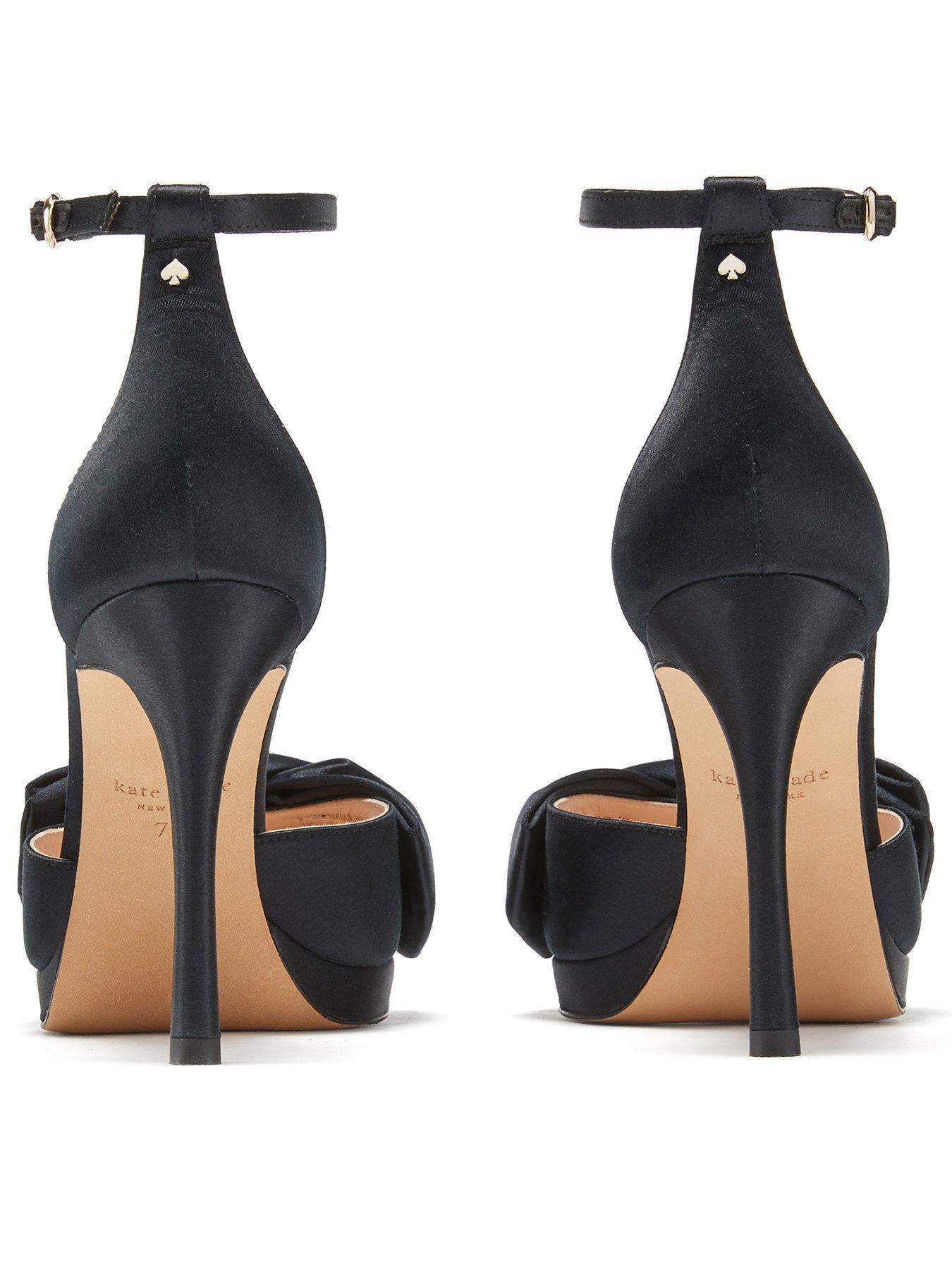 Image 3 of 3 of Kate Spade New York Bridal Bow Satin Heeled Sandal
