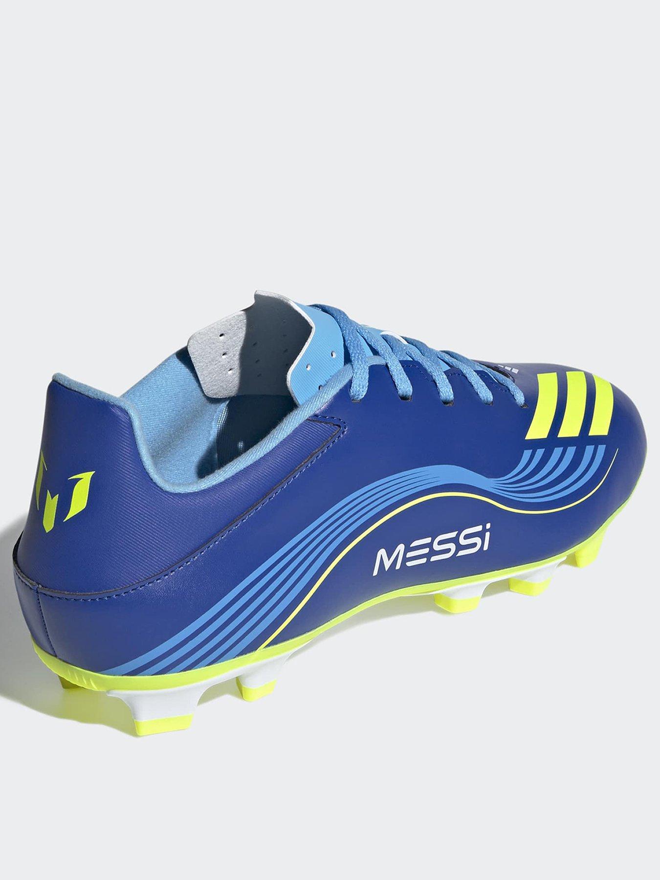  image of adidas-mens-f50-messi-club-firm-ground-football-boots-blue