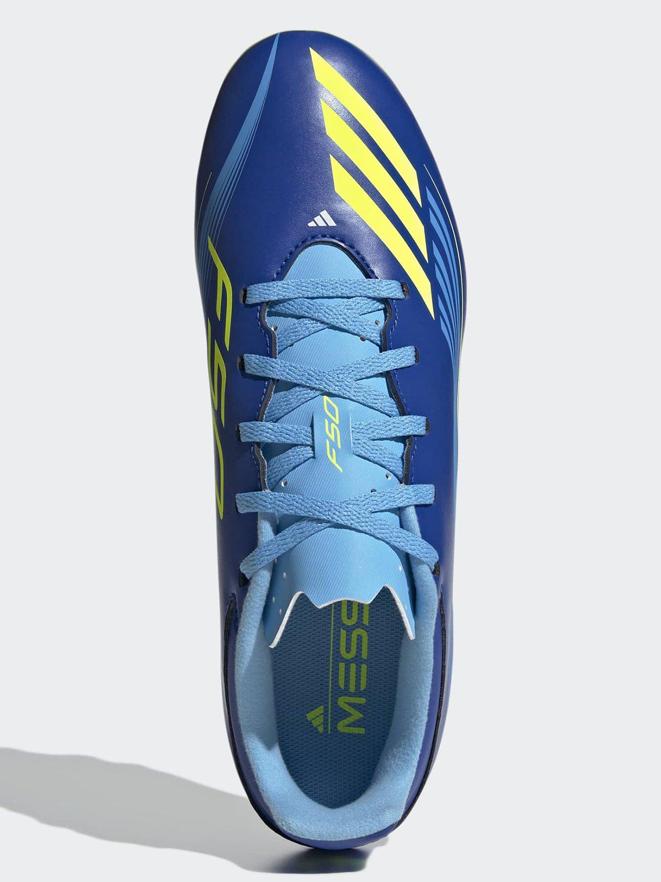  image of adidas-mens-f50-messi-club-firm-ground-football-boots-blue