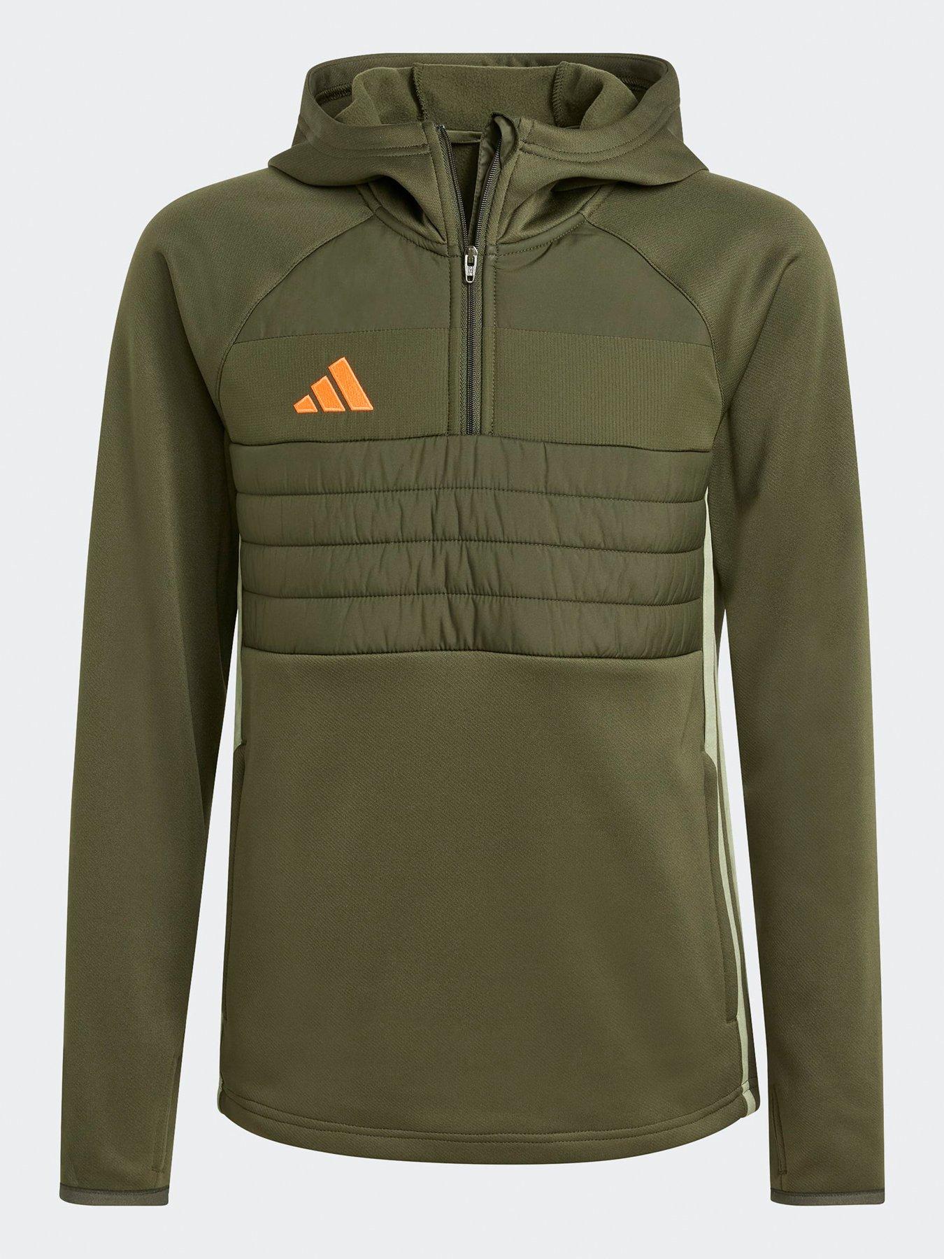  image of adidas-junior-tiro-essentials-hoodie-green