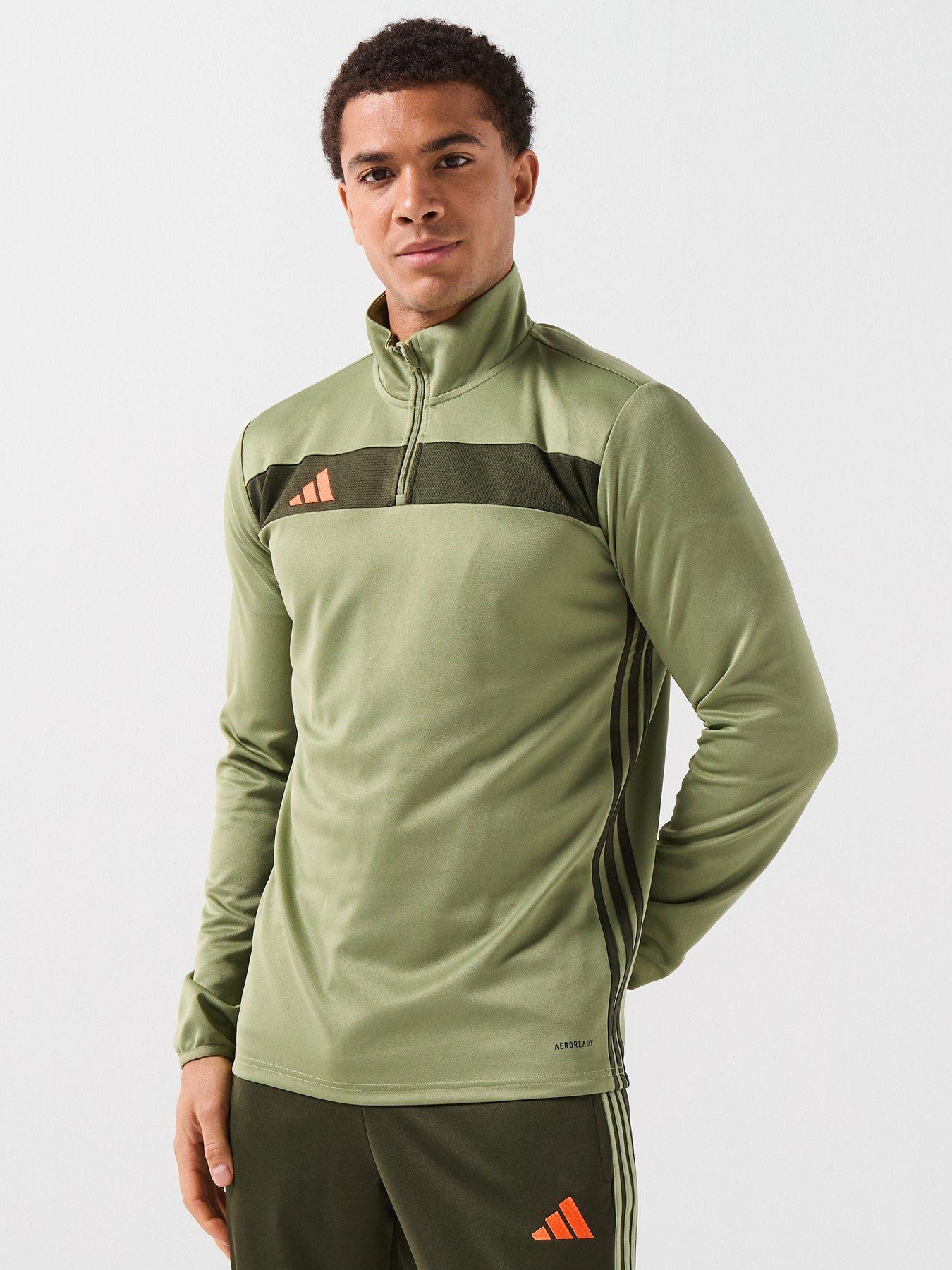 adidas Mens Tiro Essentials Tracksuit Top - Green