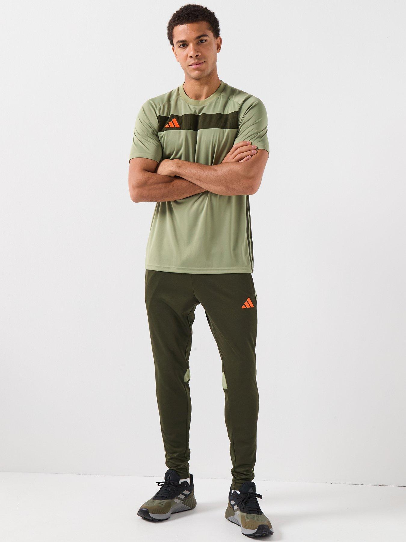 image of adidas-mens-tiro-essentials-pants-green