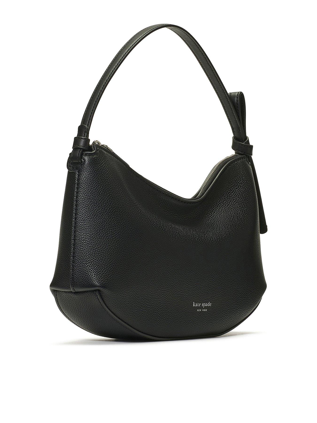 Image 3 of 4 of Kate Spade New York Loop Pebbled Leather Shoulder Bag - Black