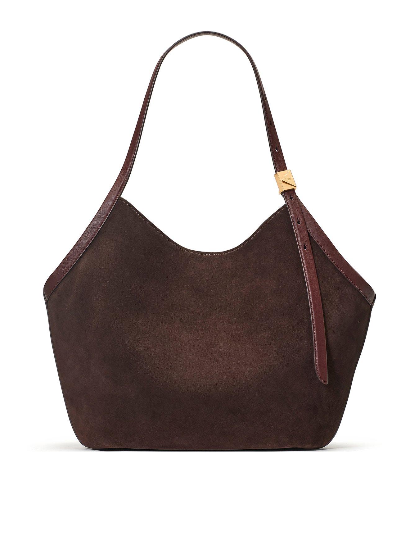 undefined Deco Suede Tulip Tote