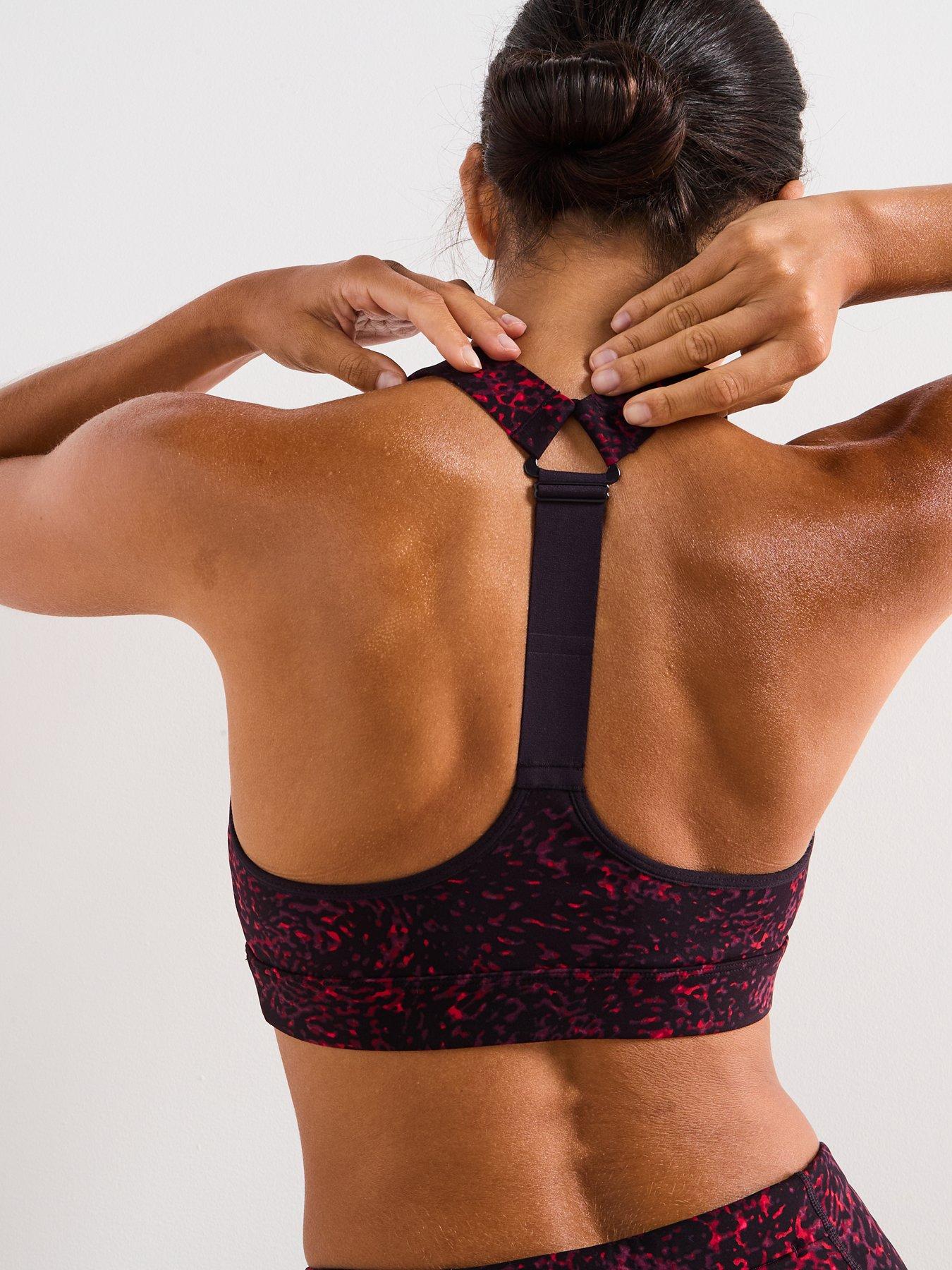 Image 2 of 4 of Sweaty Betty Womens Training Power Medium Support Sports Bra - Red