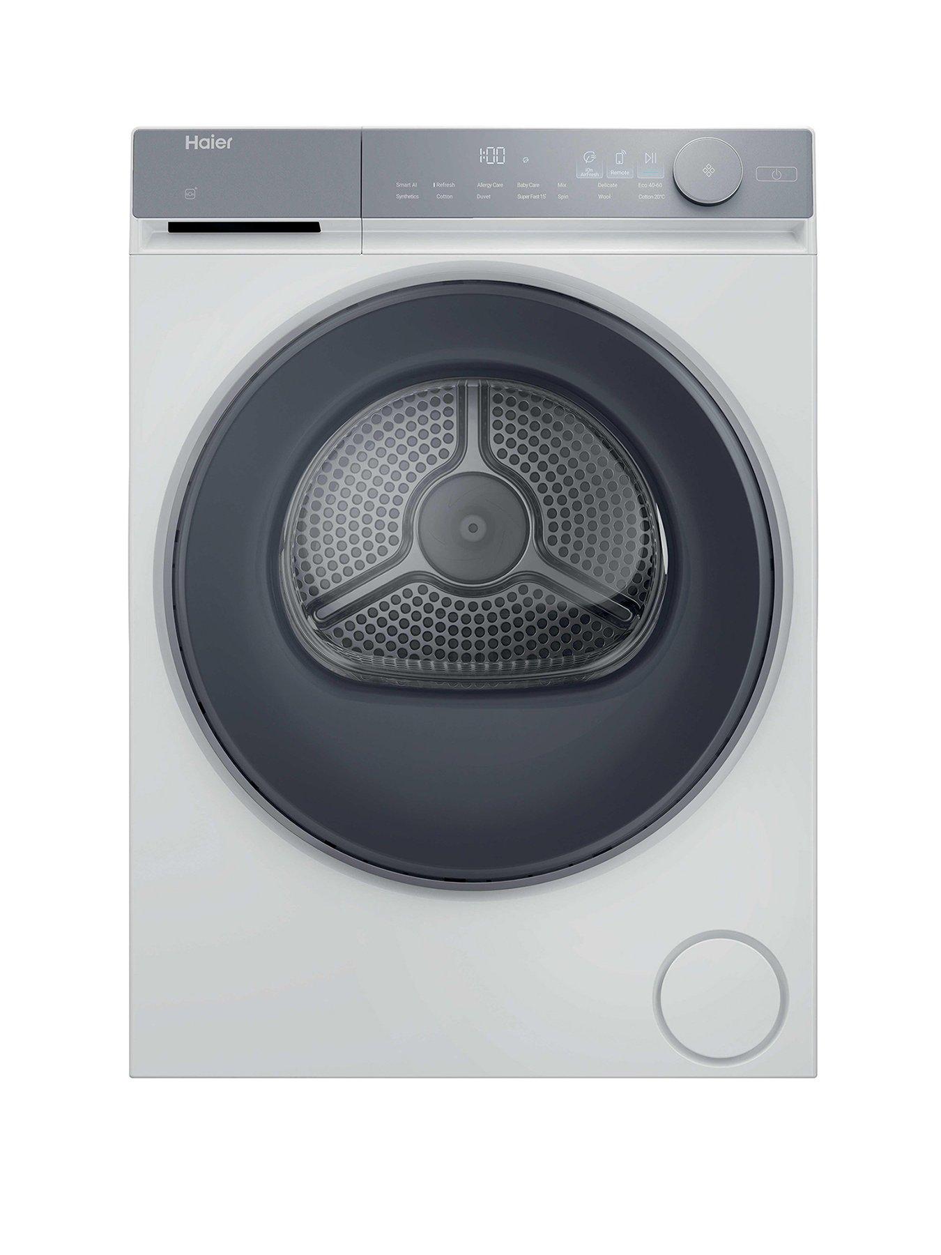 Haier X Series 7 HD100-C367U1-UK 10kg Heat Pump Tumble Dryer, Wifi, White, A++ Rated