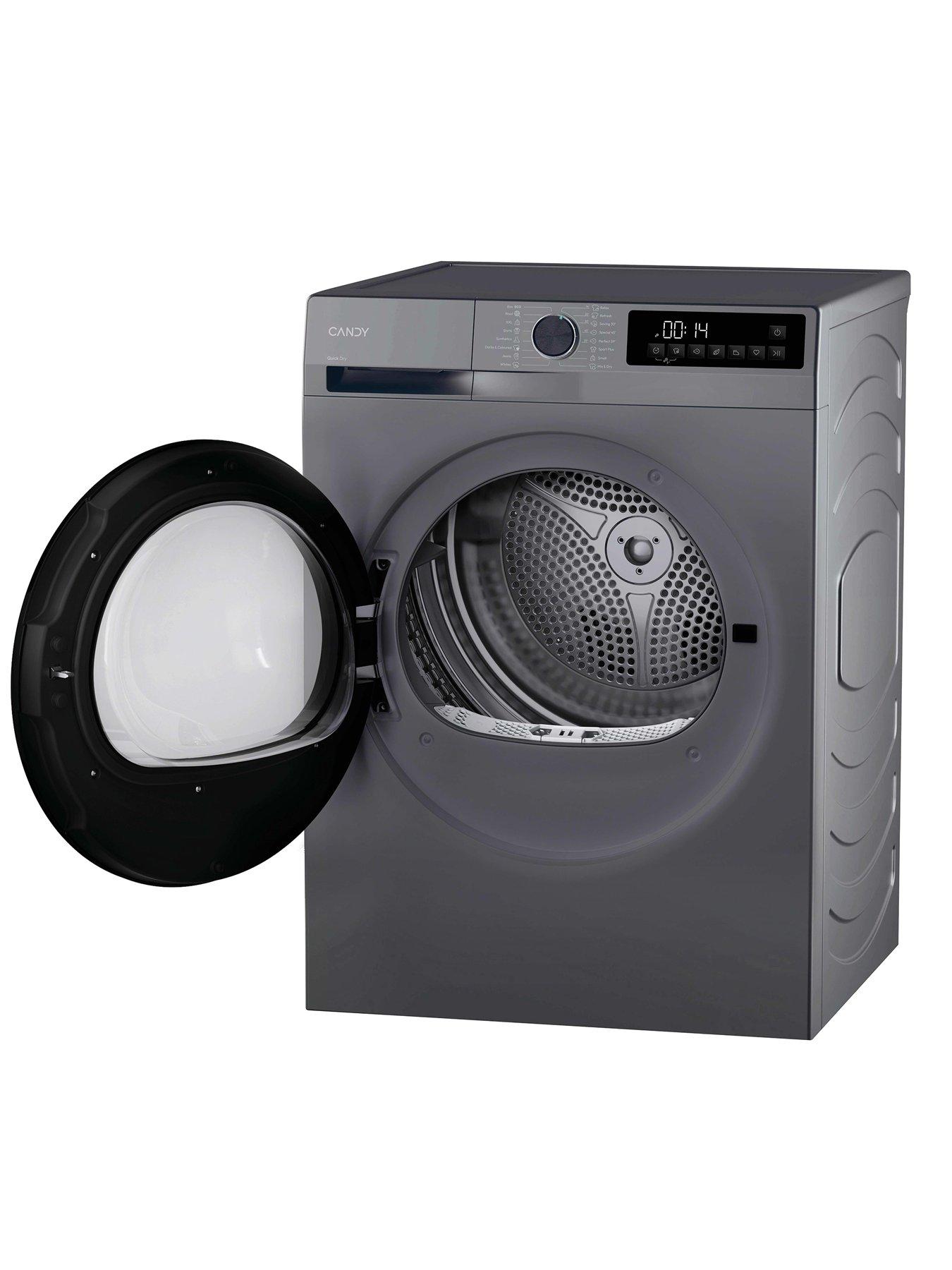 Image 2 of 7 of Candy Quick Pro GD 10N1R-80 Pro Dry 10kg Heat Pump Tumble Dryer -&nbsp;Graphite