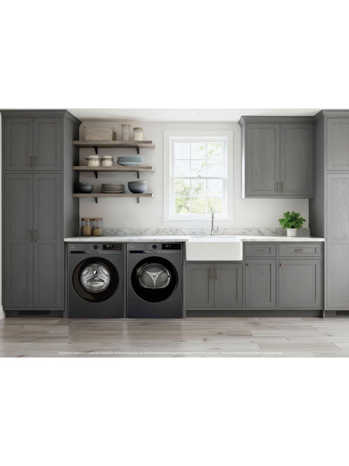 Image 6 of 7 of Candy Quick Pro GD 10N1R-80 Pro Dry 10kg Heat Pump Tumble Dryer -&nbsp;Graphite