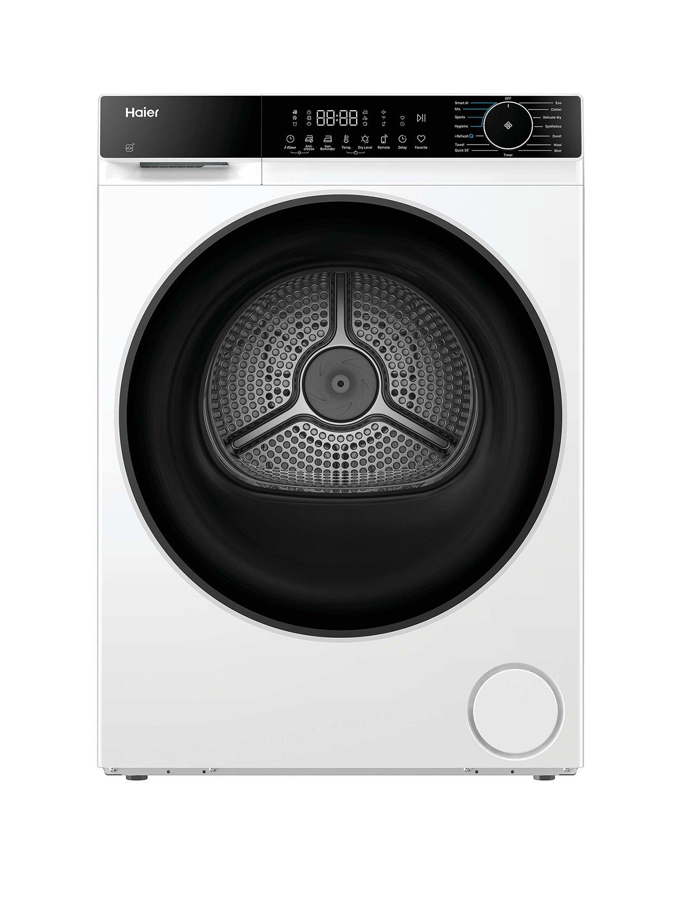 front image of haier-x-series-5-hd90-d357u1-uk-9kg-white