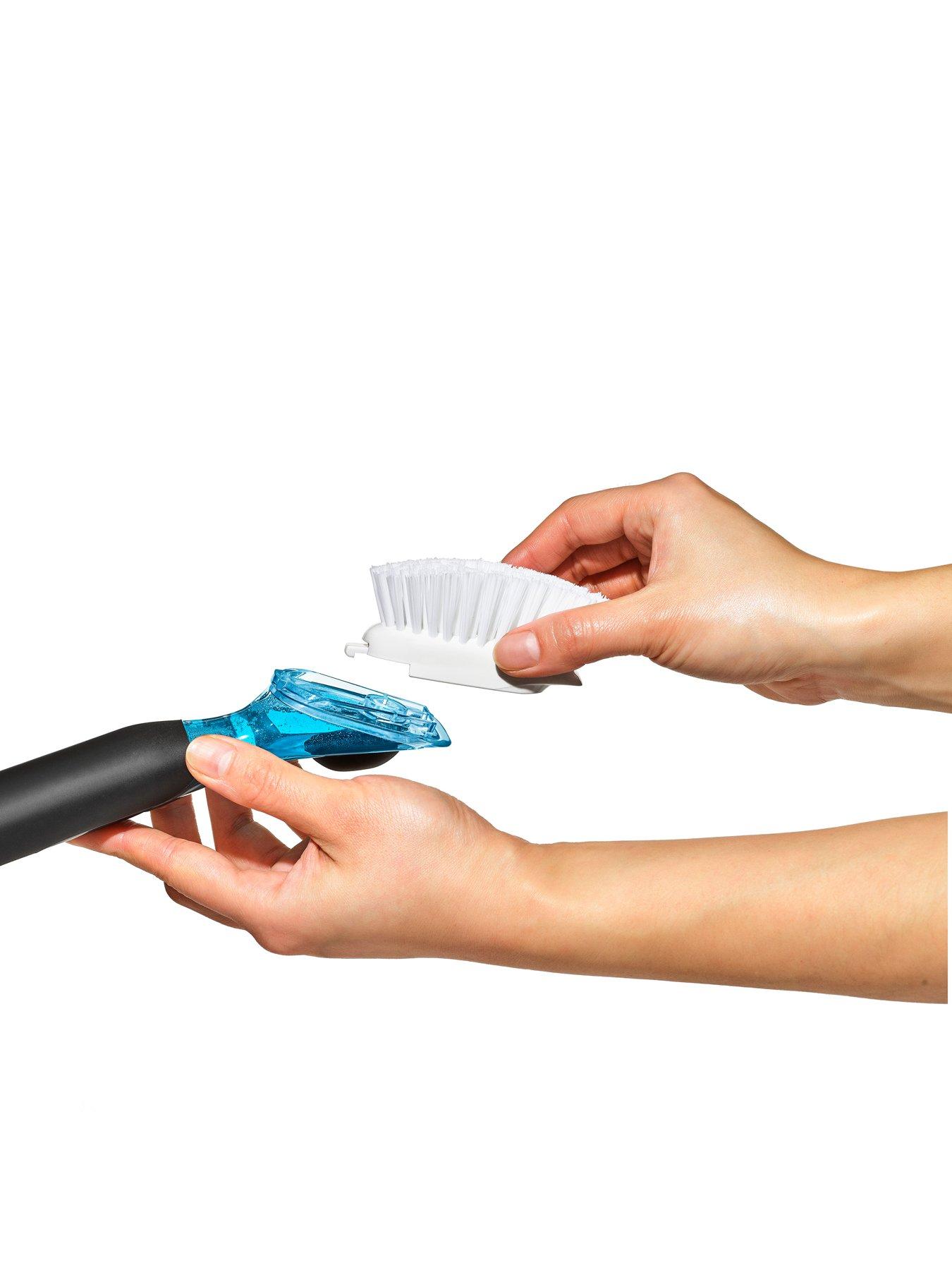 Image 4 of 6 of OXO Soap Dispensing Dish Brush