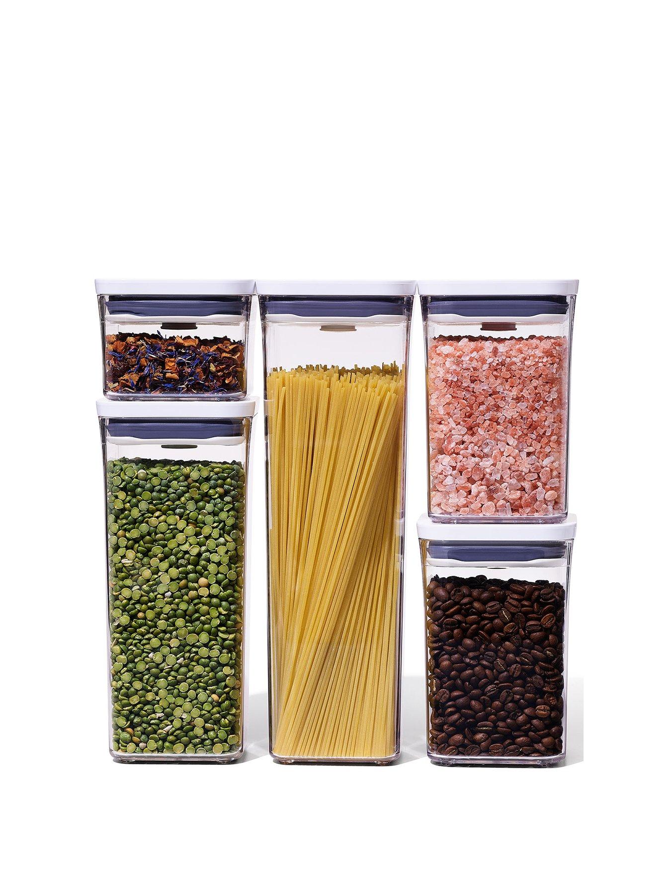 front image of oxo-pop-5-piece-container-set
