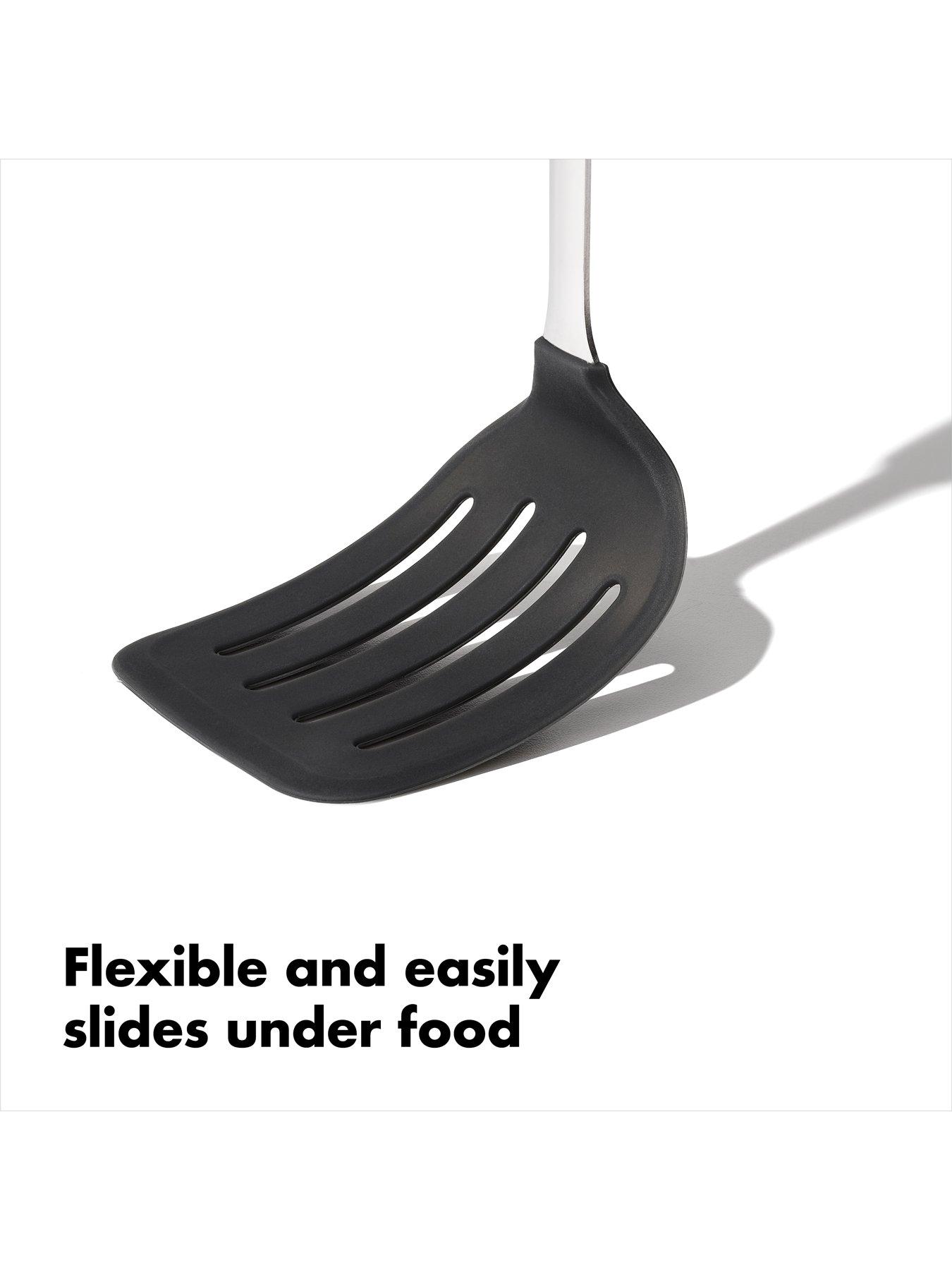 Image 2 of 6 of OXO Steel Silicone Flexible Turner