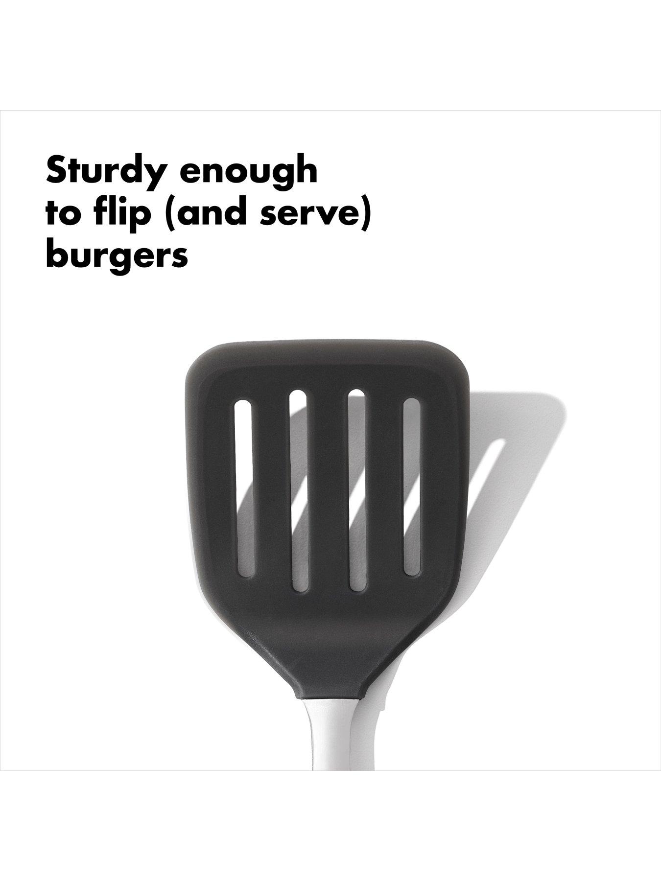Image 5 of 6 of OXO Steel Silicone Flexible Turner