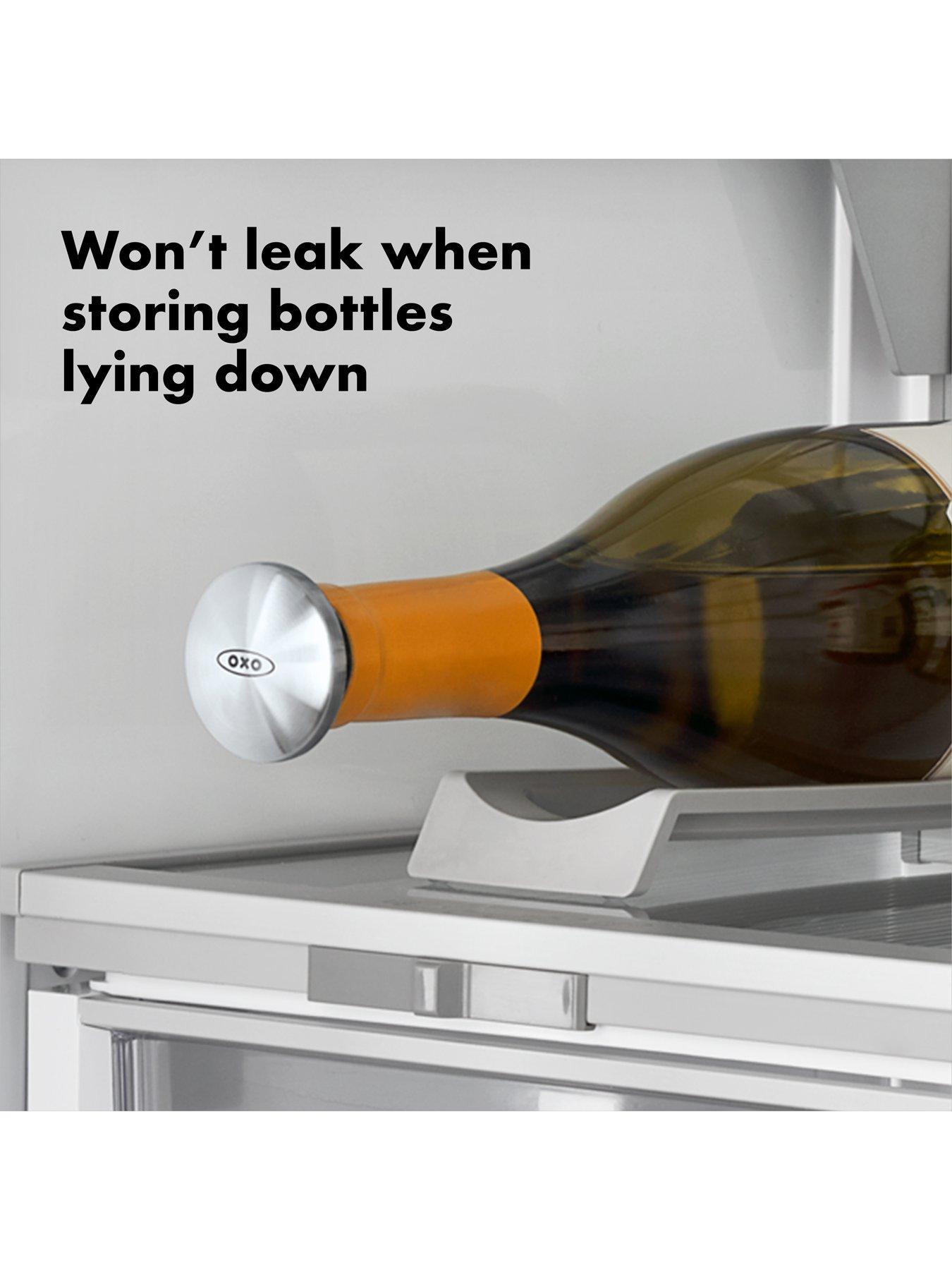Image 5 of 6 of OXO Steel Spillproof Wine Stopper Set- 2 Pieces