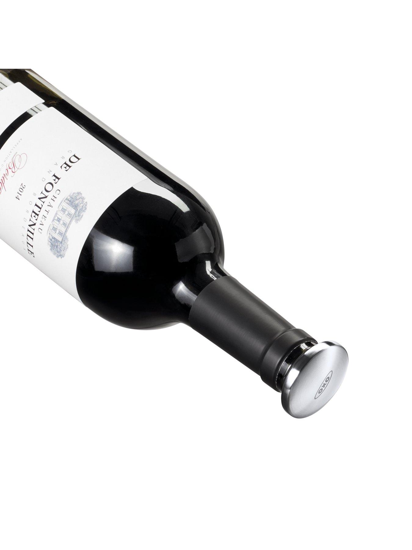Image 6 of 6 of OXO Steel Spillproof Wine Stopper Set- 2 Pieces