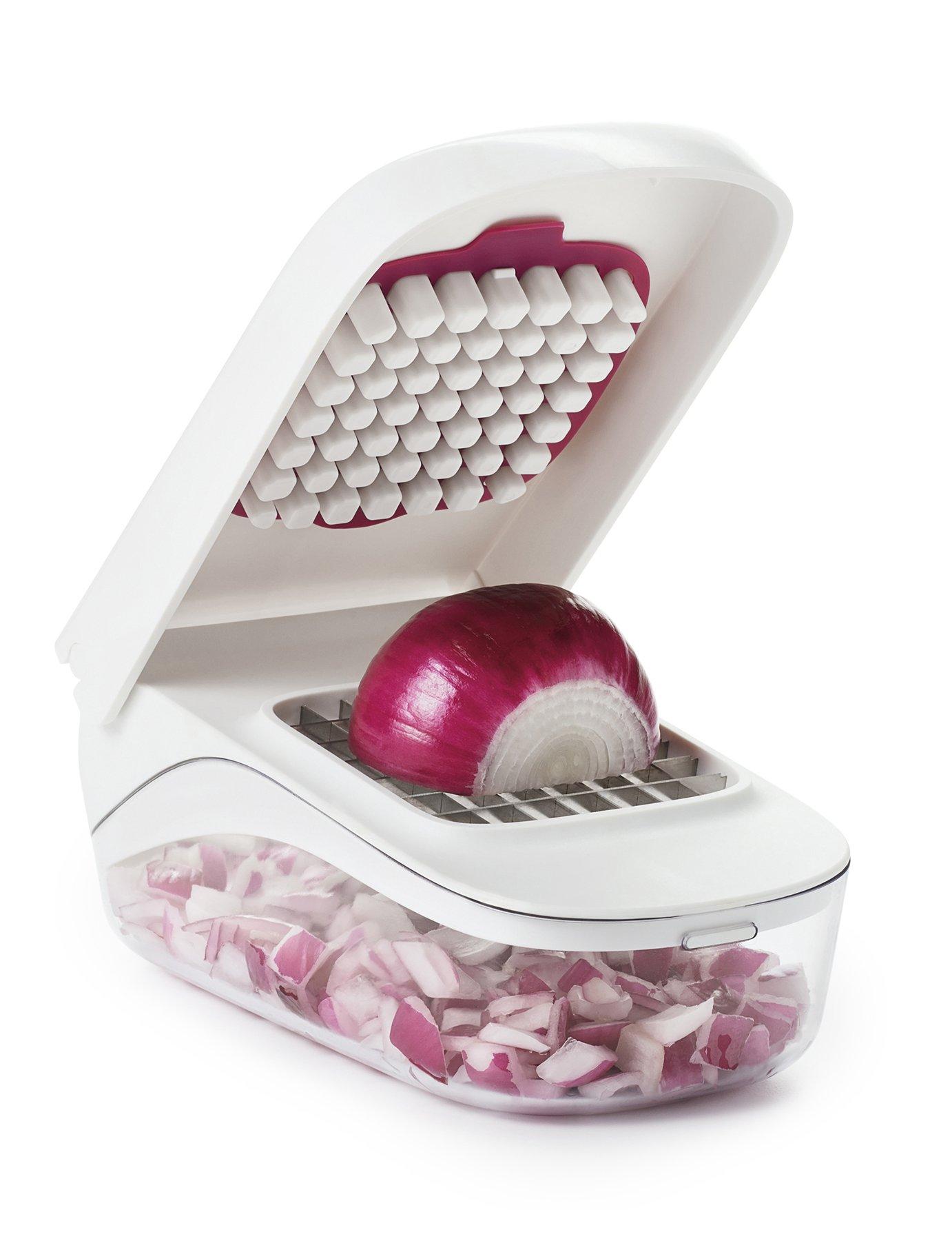  image of oxo-vegetable-chopper-with-easy-pour-opening