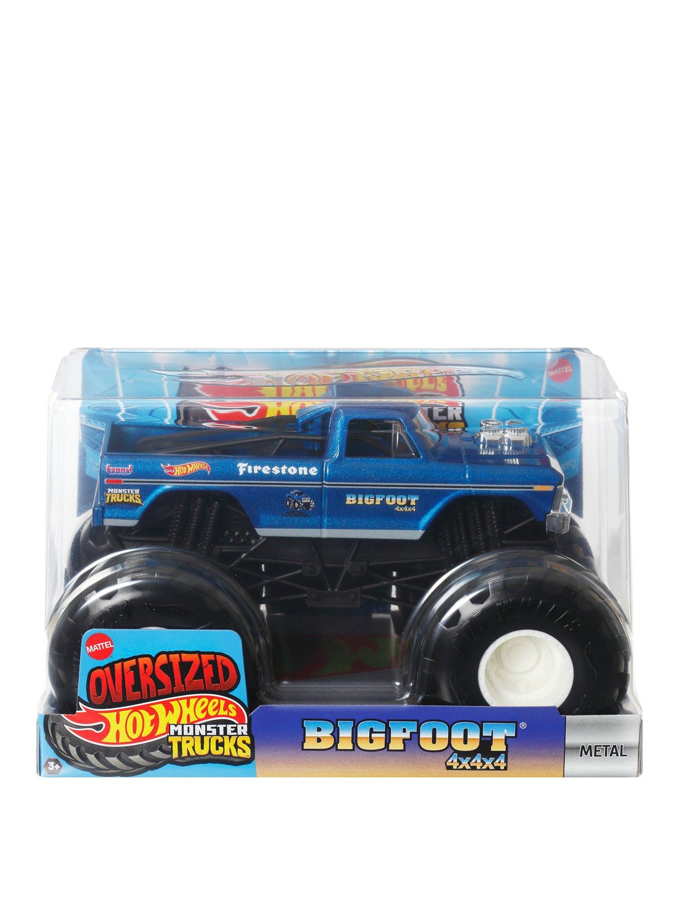 Hot Wheels Monster Trucks 1:24 Bigfoot Metal 4 x 4 x 4