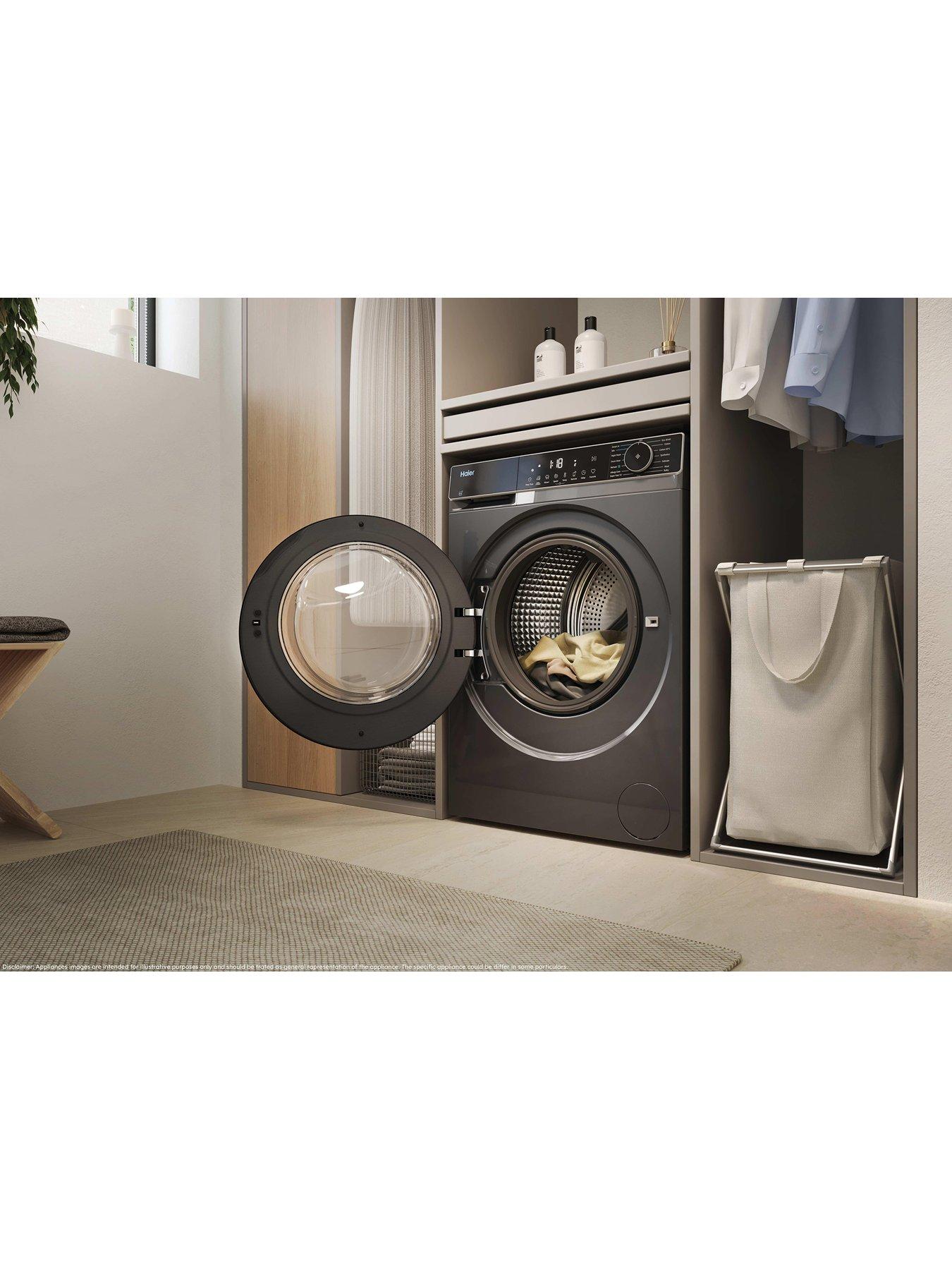 Image 2 of 7 of Haier X Series 5 HW90BP14357GTUUK X - 9kg 1400 spin Graphite