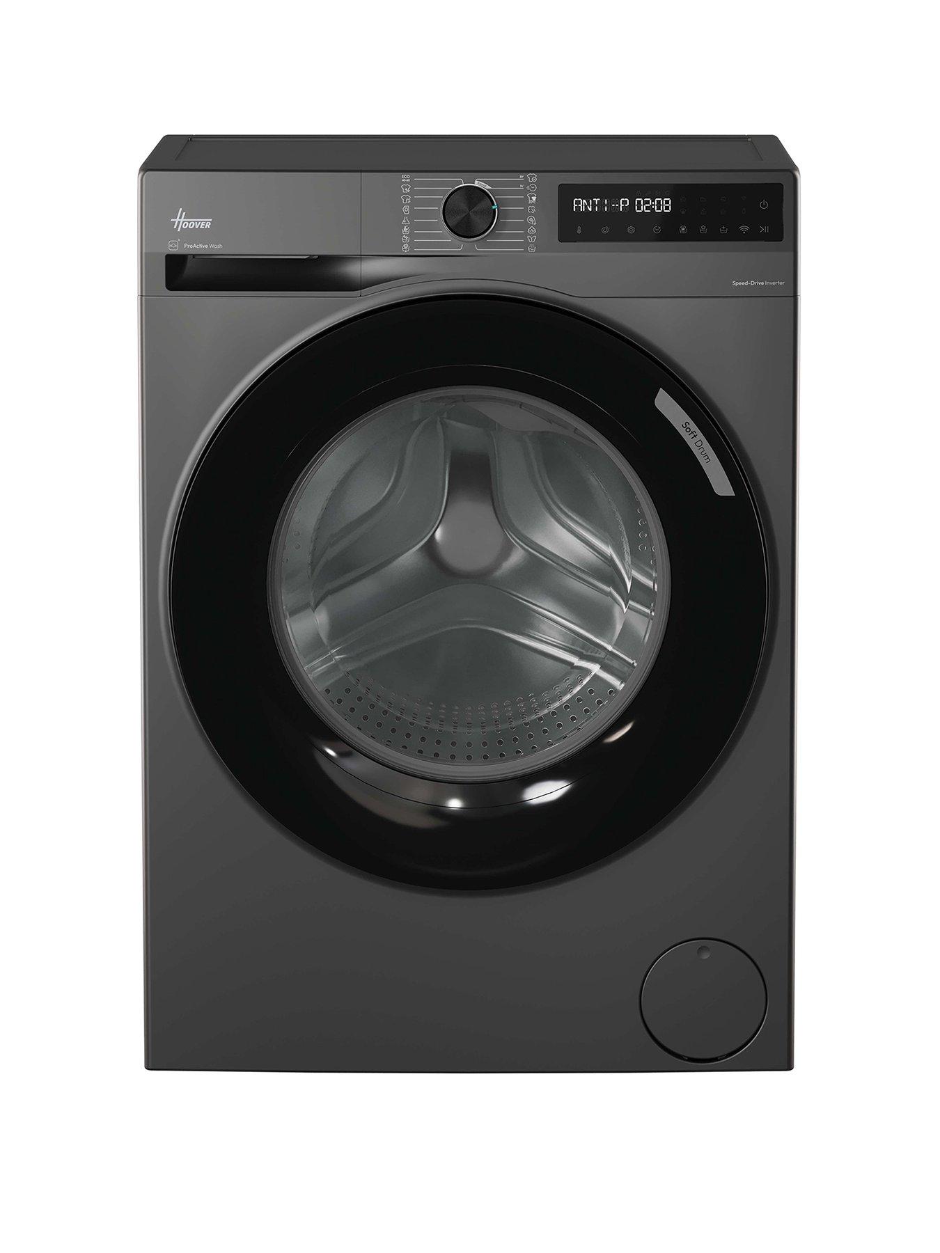 Image 1 of 7 of Hoover Pro Wash Series 3 HBR 410BL8G-80 - 10kg 1400 spin -&nbsp;Graphite