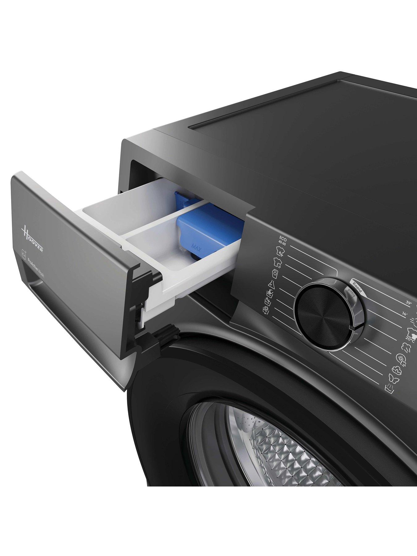 Image 4 of 7 of Hoover Pro Wash Series 3 HBR 410BL8G-80 - 10kg 1400 spin -&nbsp;Graphite