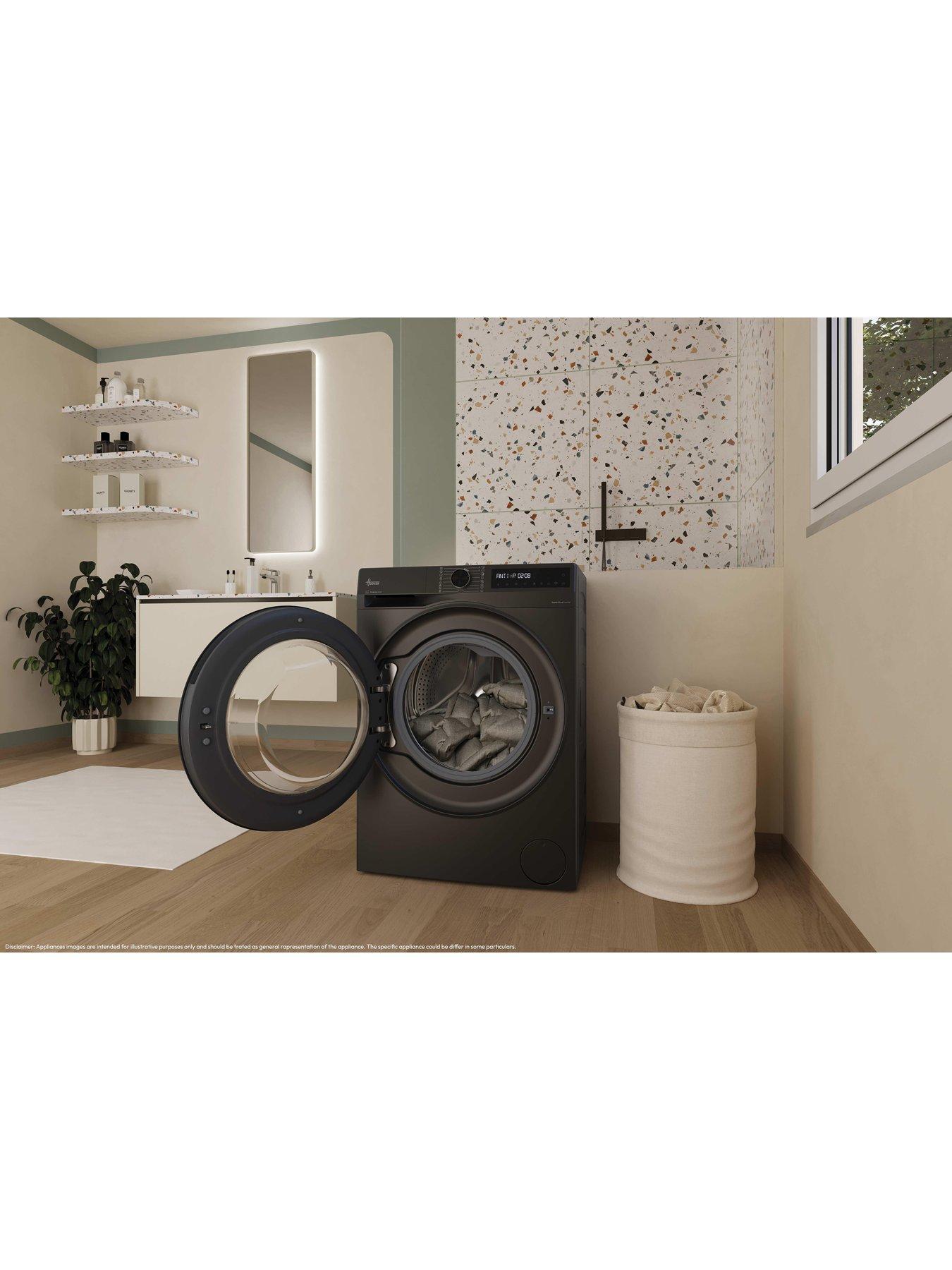 Image 6 of 7 of Hoover Pro Wash Series 3 HBR 410BL8G-80 - 10kg 1400 spin -&nbsp;Graphite