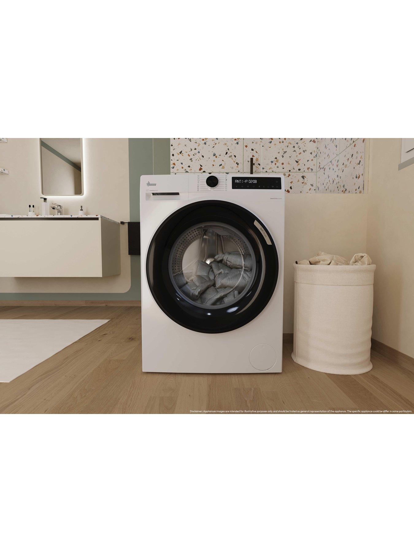  image of hoover-pro-wash-series-3-hbr-411bl9-80-11kg-load-1400-spin--washing-machine-white